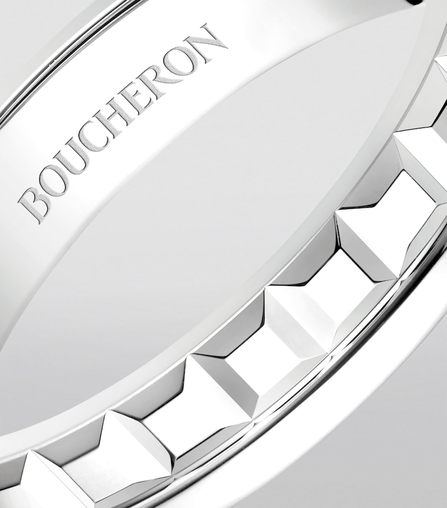 White Gold Qautre Radiant Edition Wedding Band WHITE GOLD Image 3