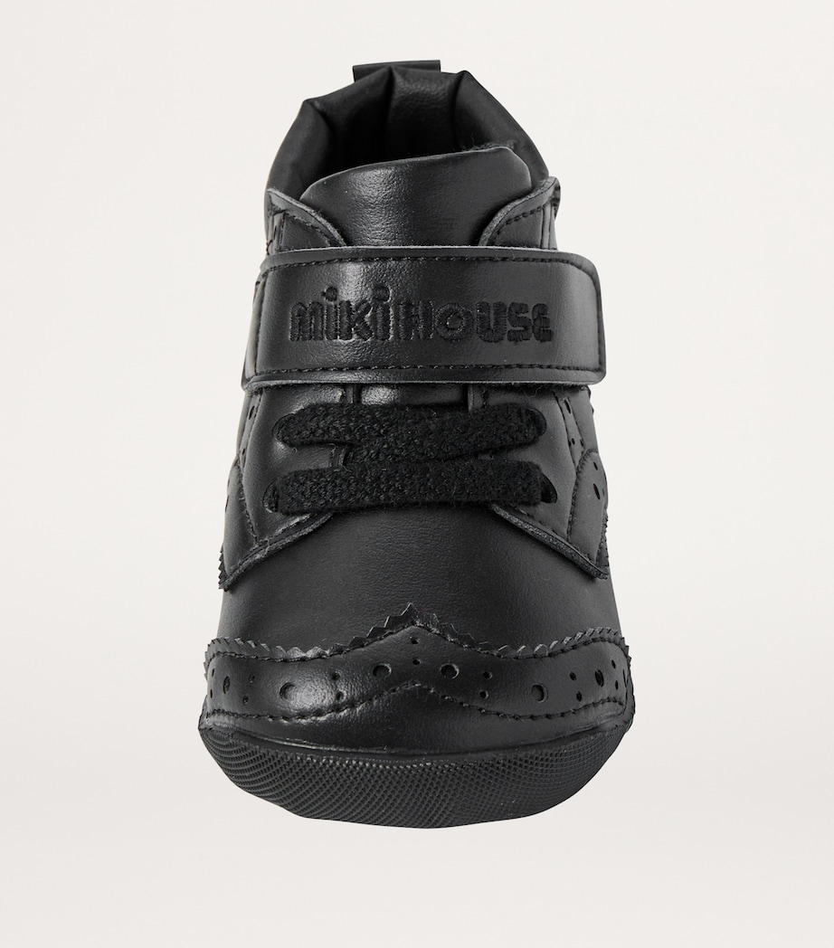 Faux Leather Velcro Sneakers 5 Image 8