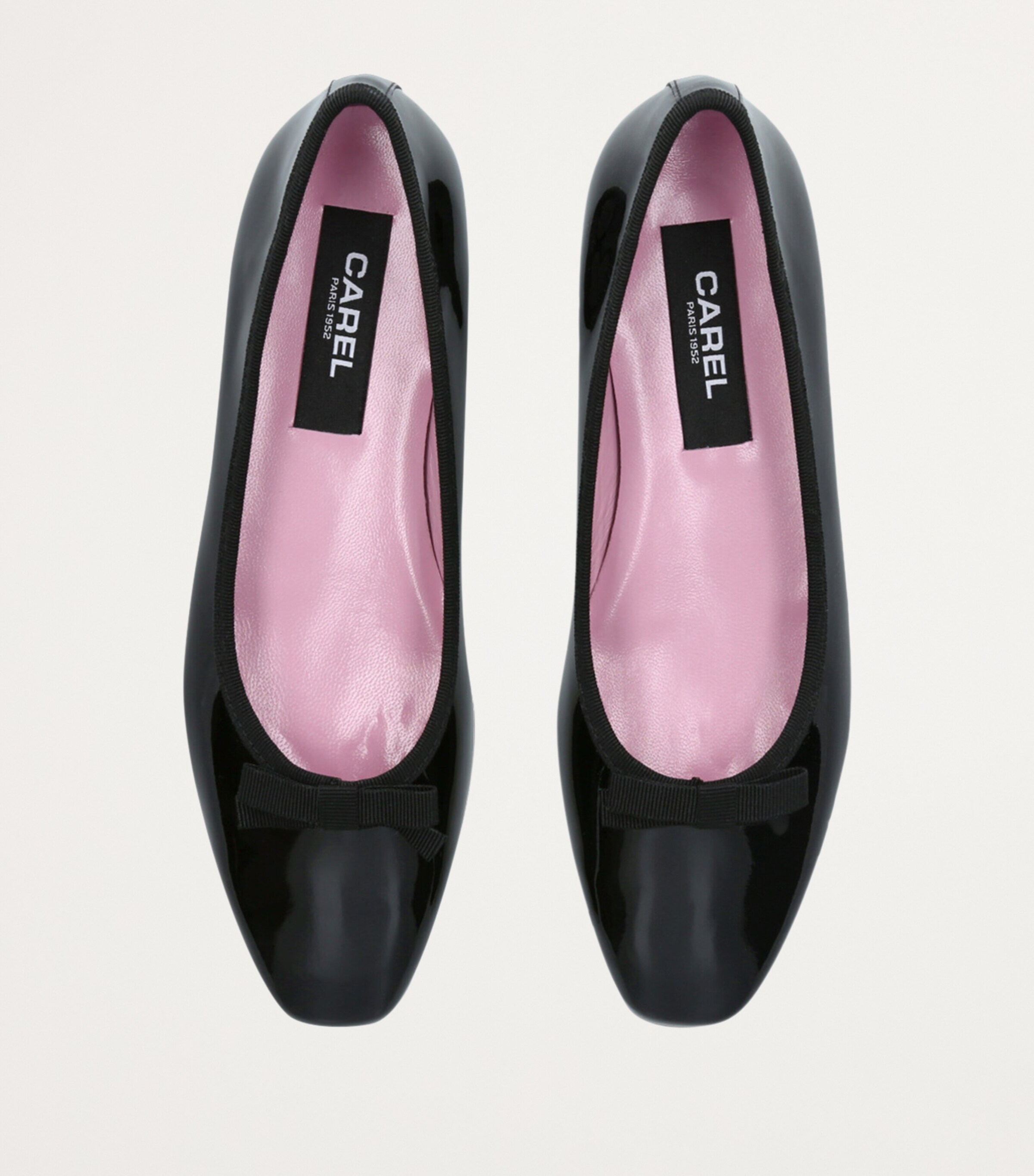 Carel Paris Patent Leather Ballet Flats Black Image 4