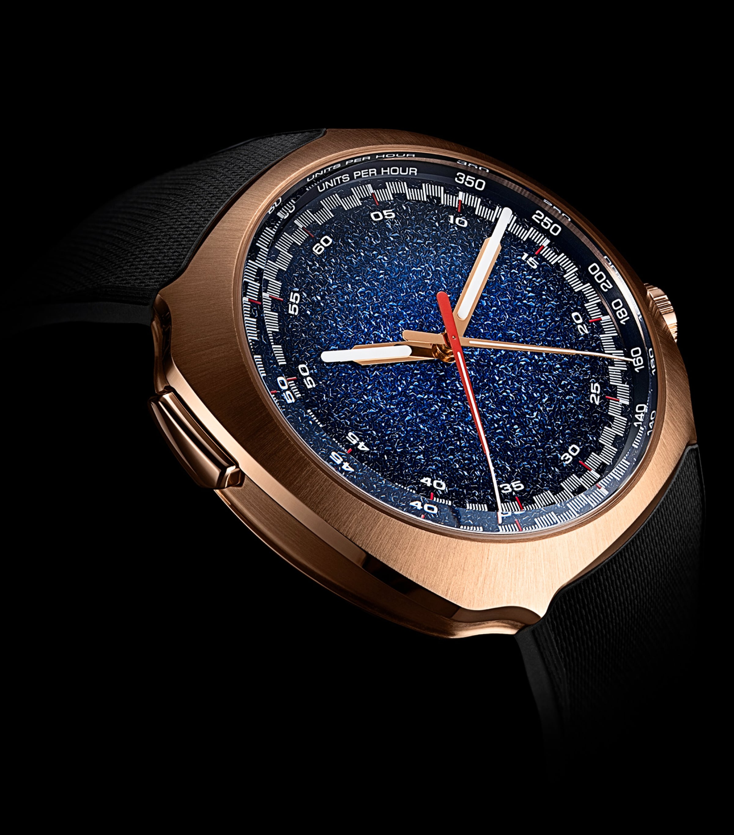 Stainless Steel Streamliner Flyback Watch 42.3mm GREEN Image 3