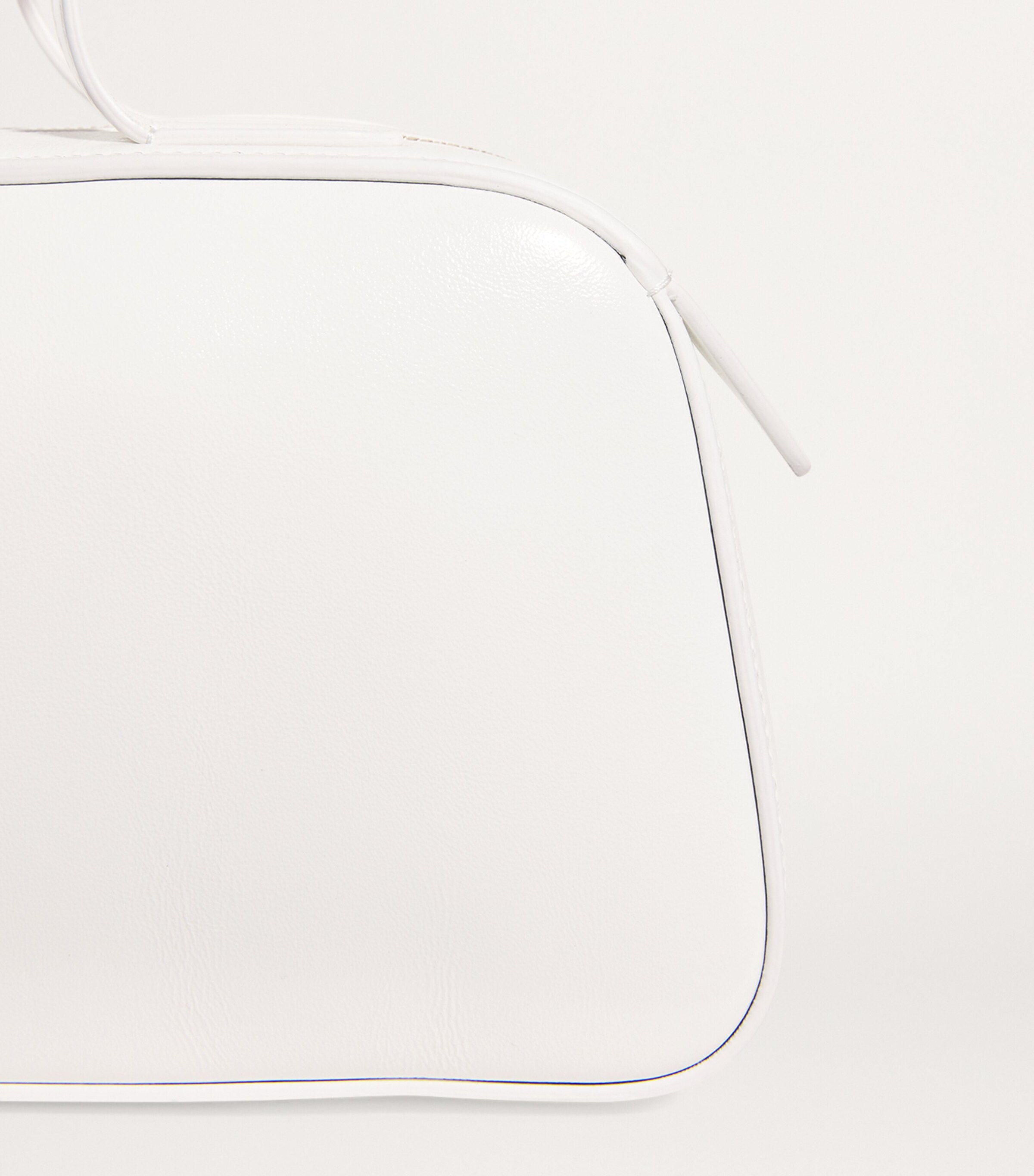 Khaite Leather Simona Shoulder Bag Optic White Image 6