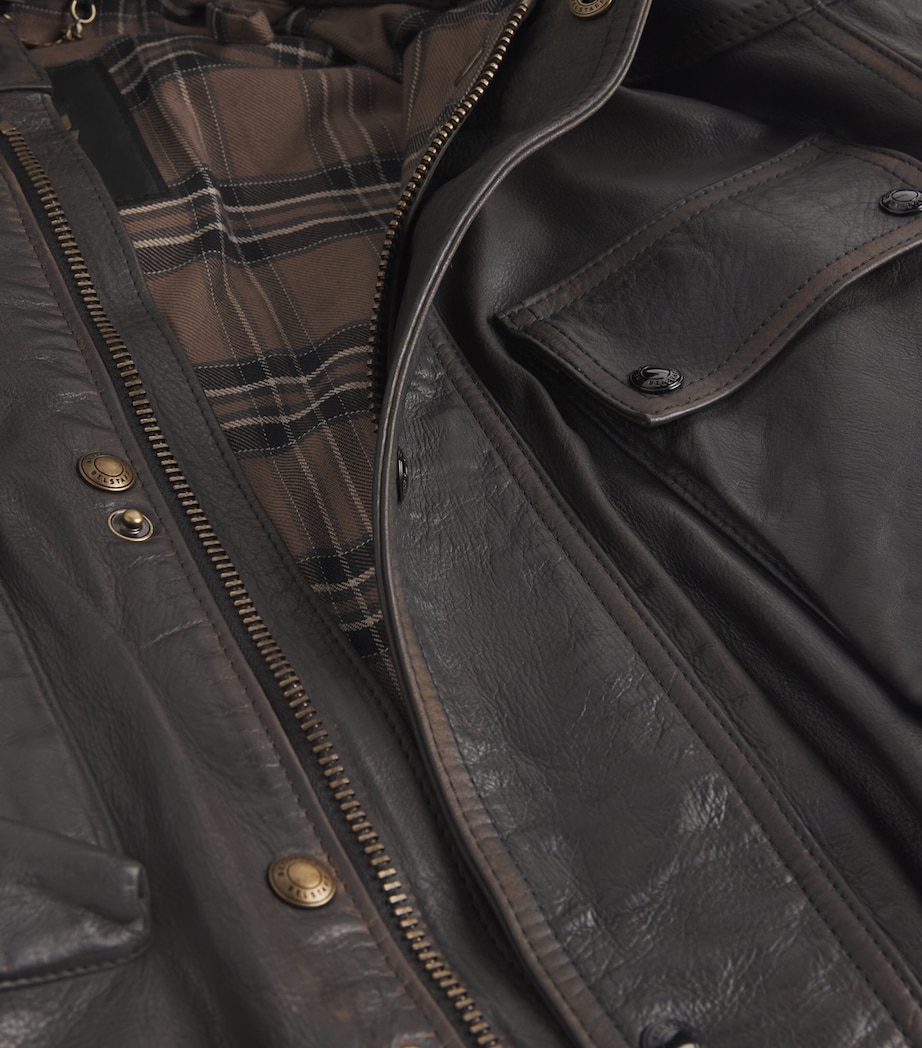 Legacy Trialmaster Panther Leather Jacket DKERTDARK EARTH Image 5