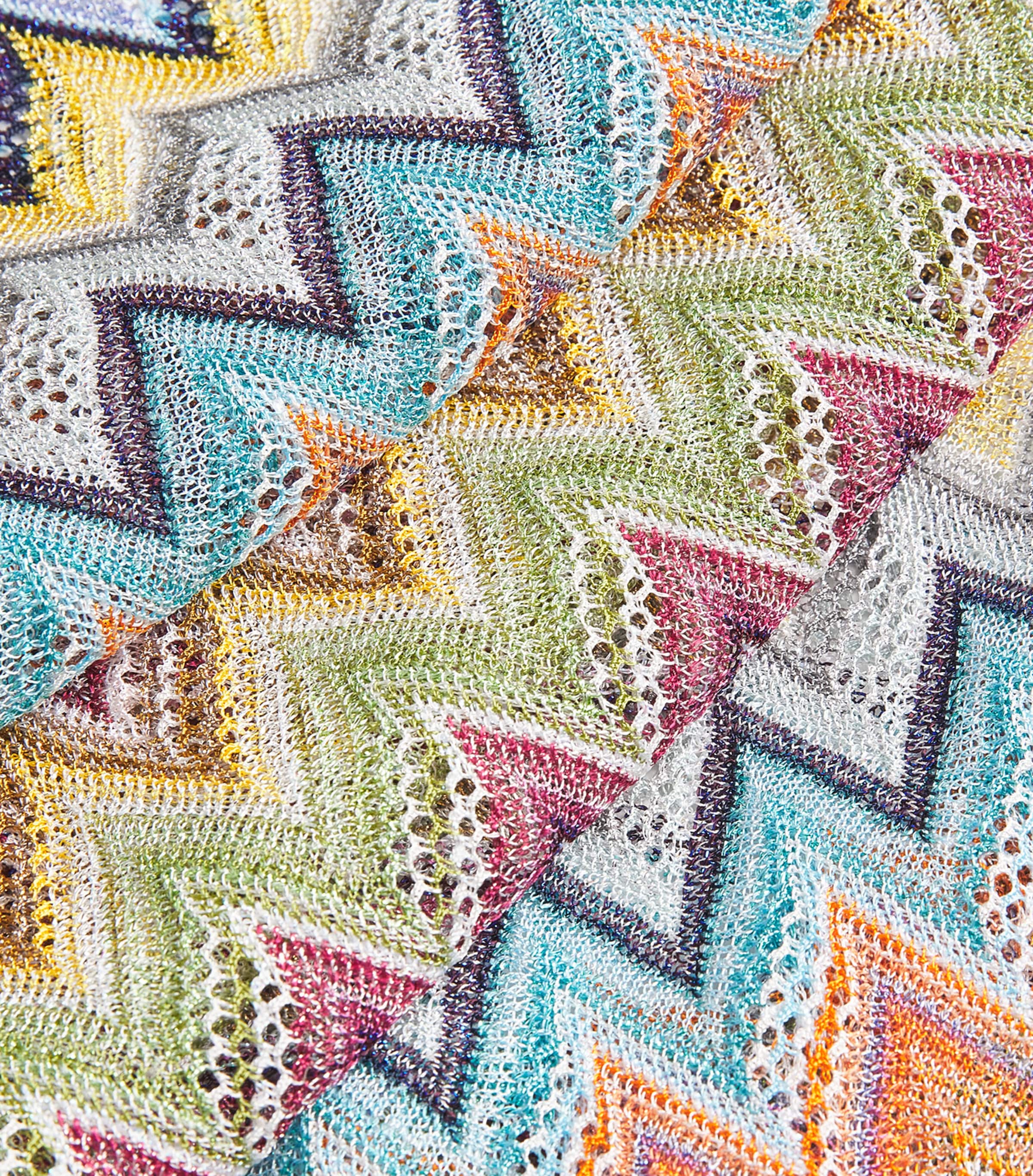 Missoni Womens Zigzag Crop Top Smsor Multicolor Image 6