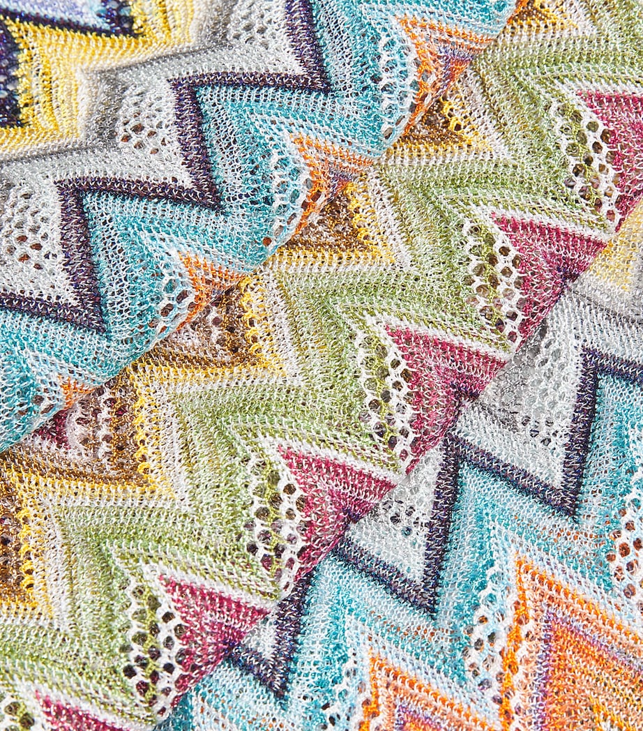 Missoni Womens Zigzag Crop Top Smsor Multicolor Image 6