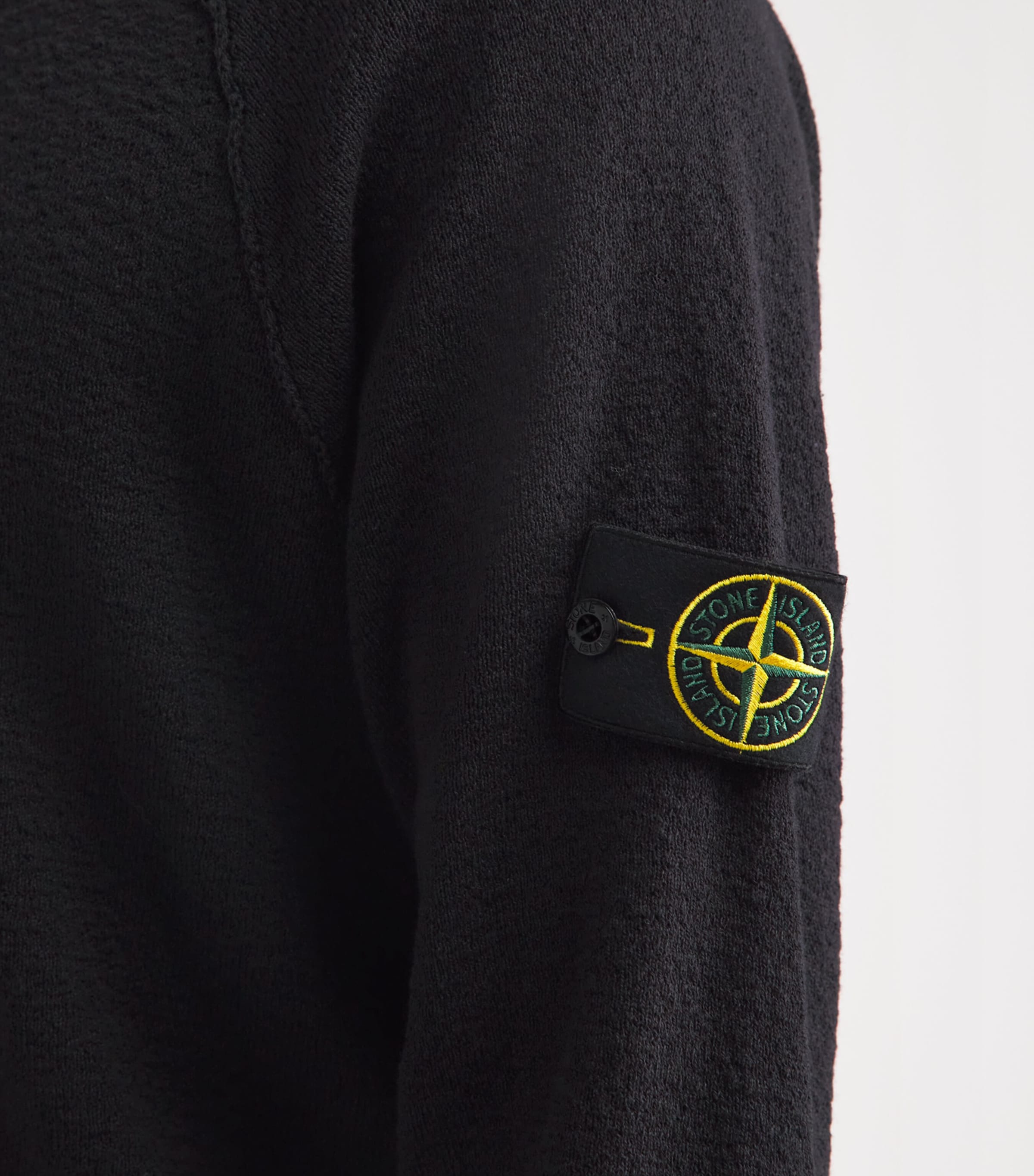 Stone Island Mens Organic Cotton Raglan-Sleeve Sweater Image 3