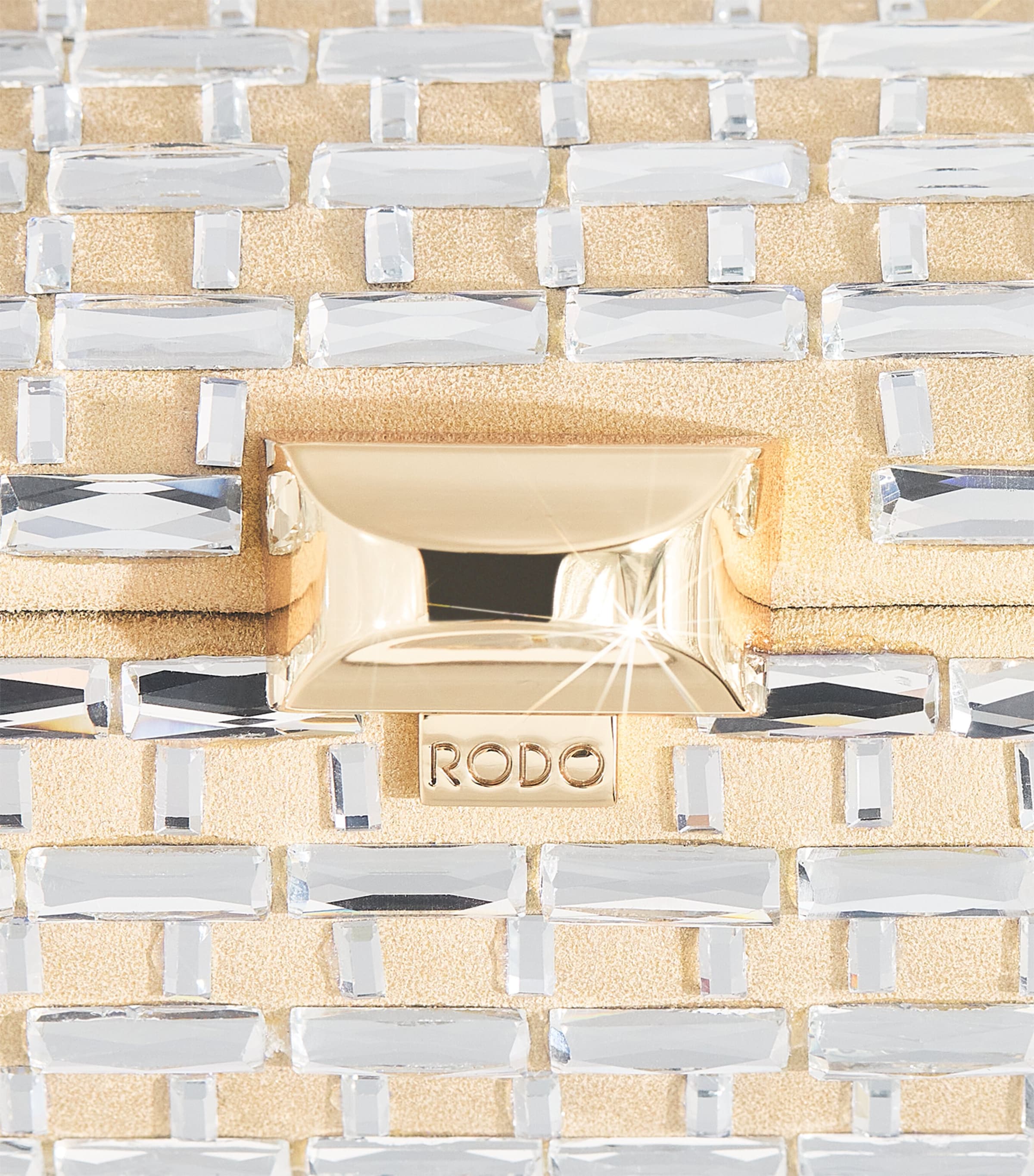 Satin Embellished Tube Plus Clutch Bag 0099 PLATINUM Image 6