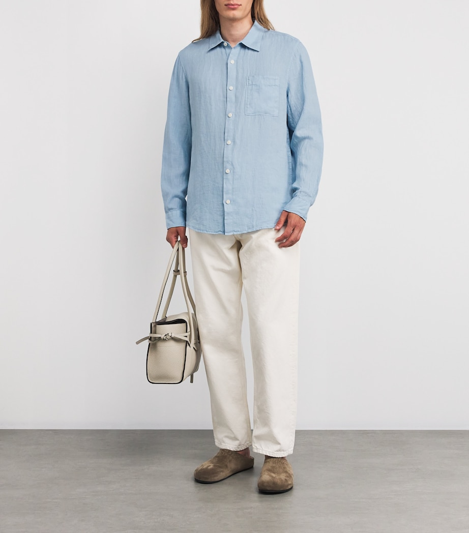 Linen Relaxed Shirt WLIGHT BLUE Image 2