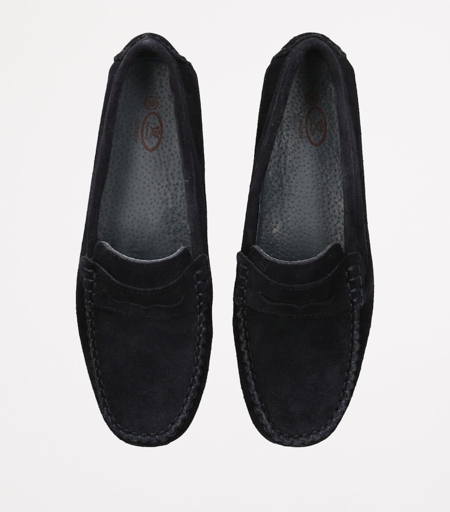 Leather Felix Loafers NAVY Image 4