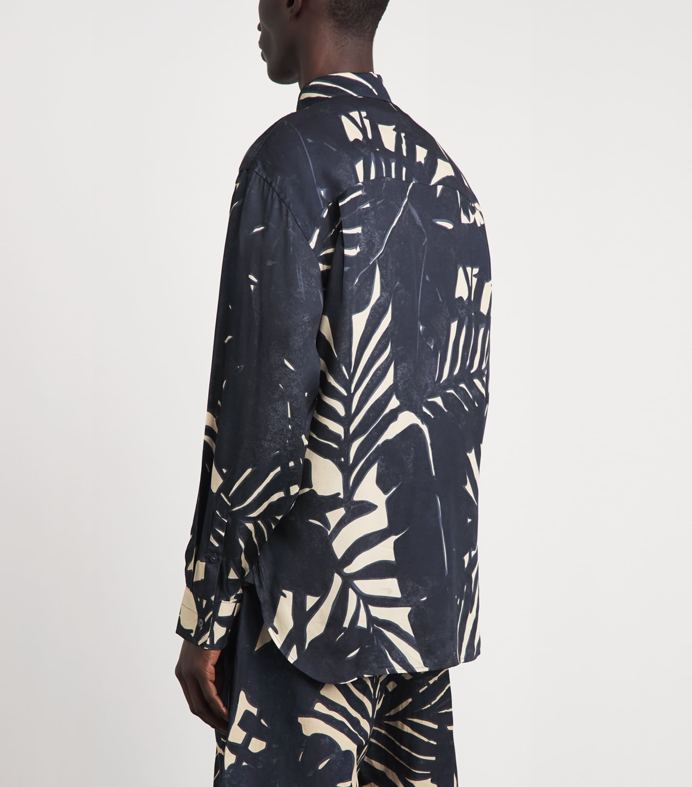 Emporio Armani Mens Printed Long-Sleeve Shirt Image 5