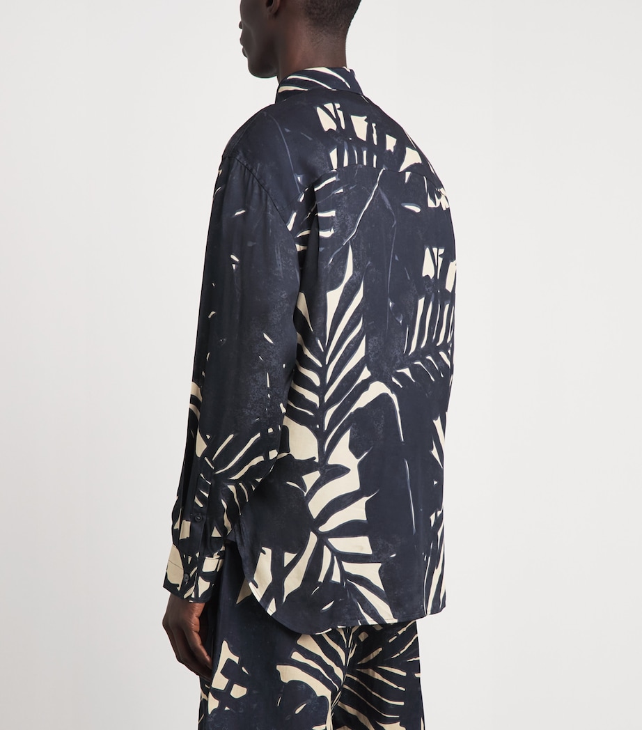 Emporio Armani Mens Printed Long-Sleeve Shirt Image 5