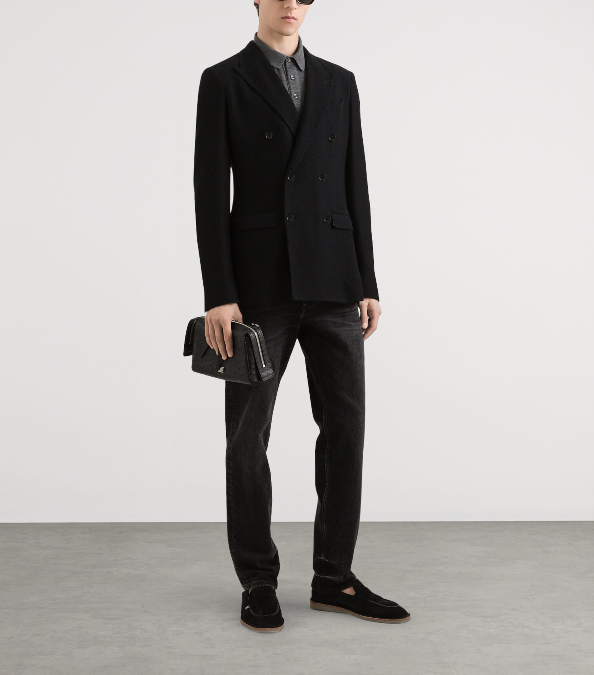Dolce&Gabbana Mens DG Patch Slim Jeans Combined Colour Image 2