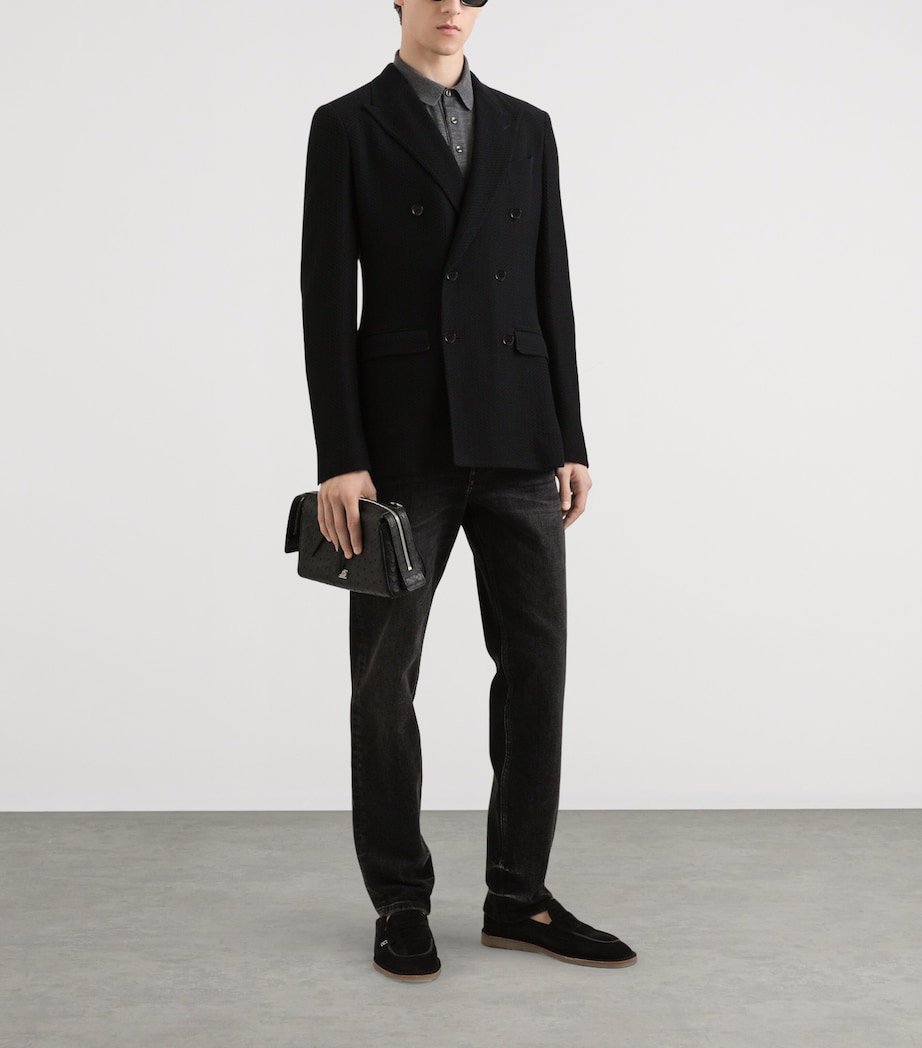 Dolce&Gabbana Mens DG Patch Slim Jeans Combined Colour Image 2
