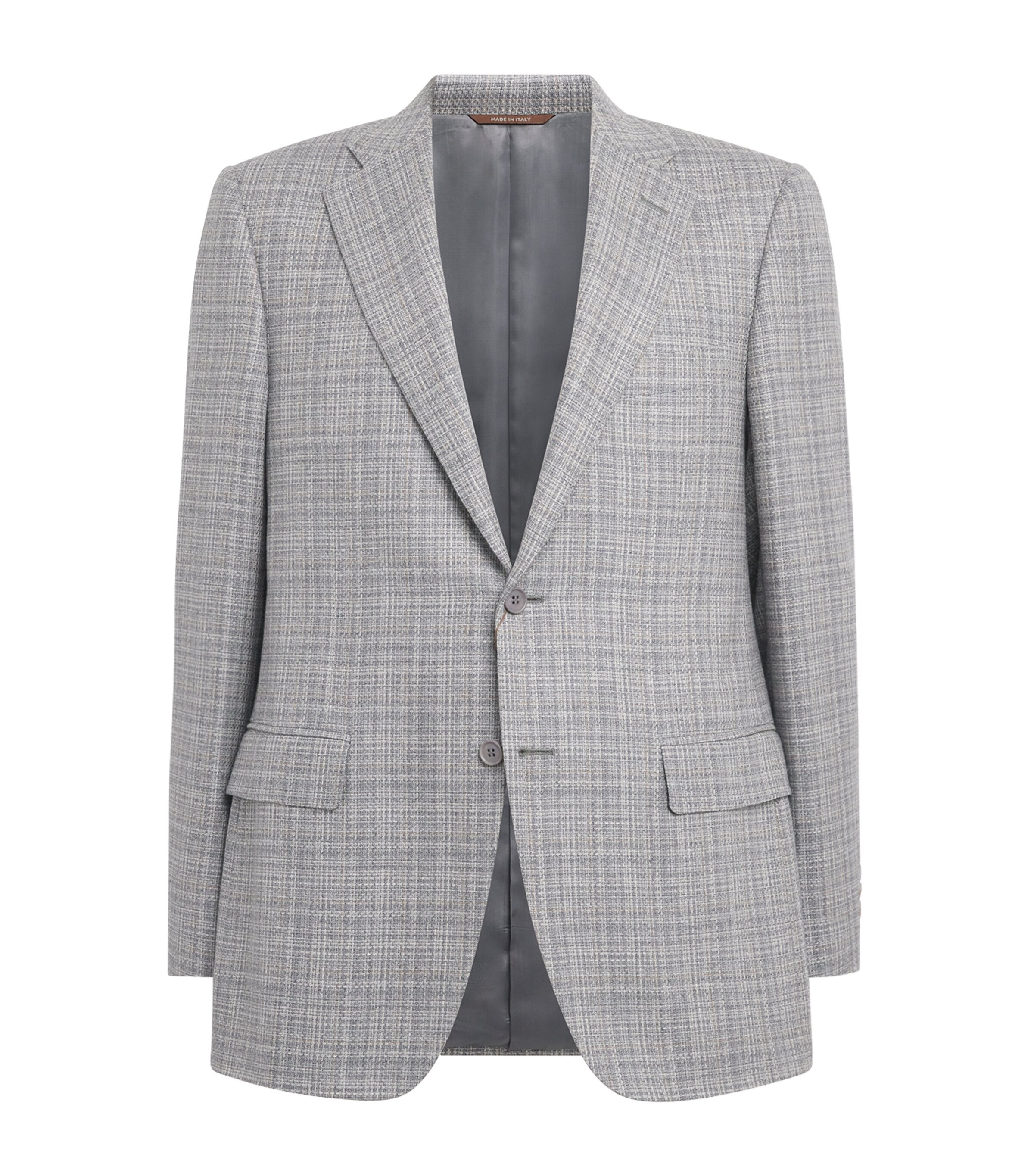 Silk-Wool Check Blazer 119 Image 1