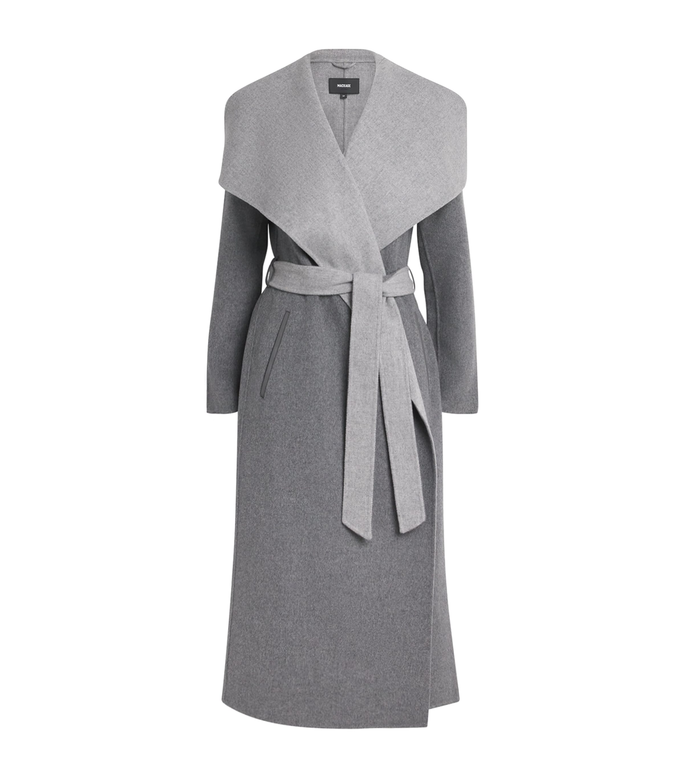 Mackage Mai-cn Long-sleeved Coat In Gray