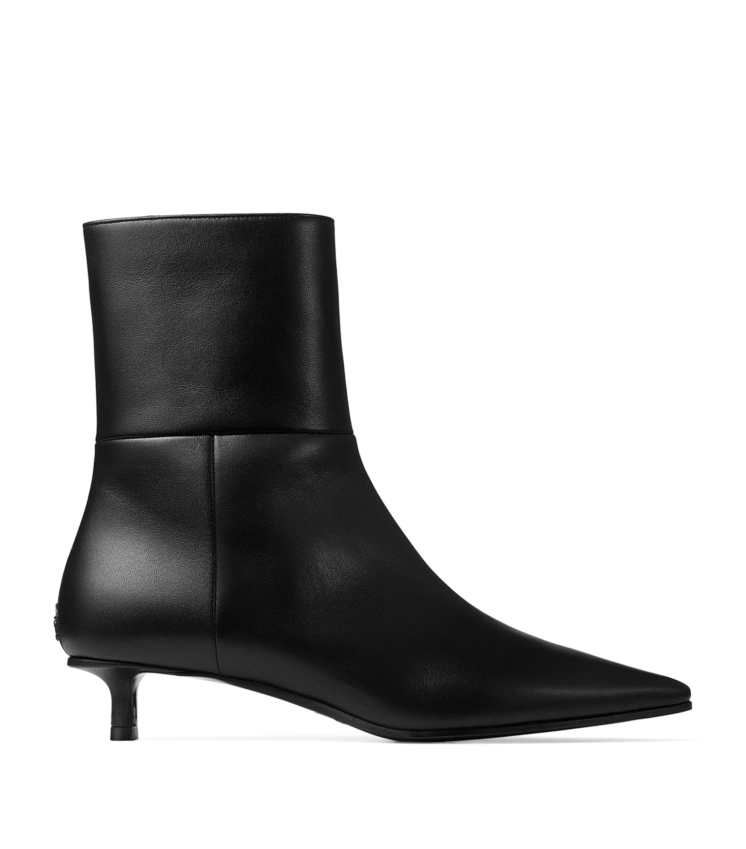 Lory 35 Leather Ankle Boots BLACK Image 1