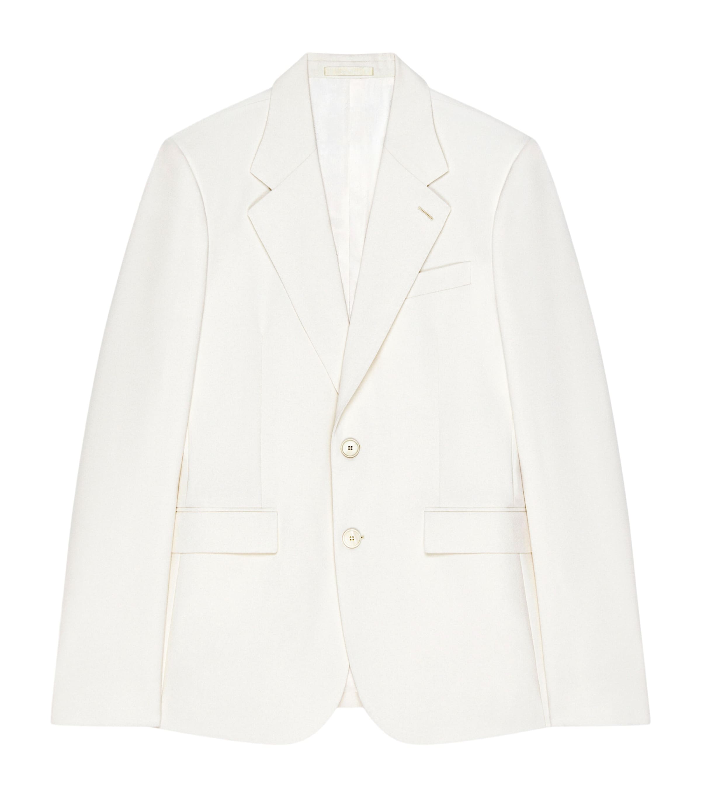 Wool-Mohair-Blend Single-Breasted Blazer IVORY Image 1