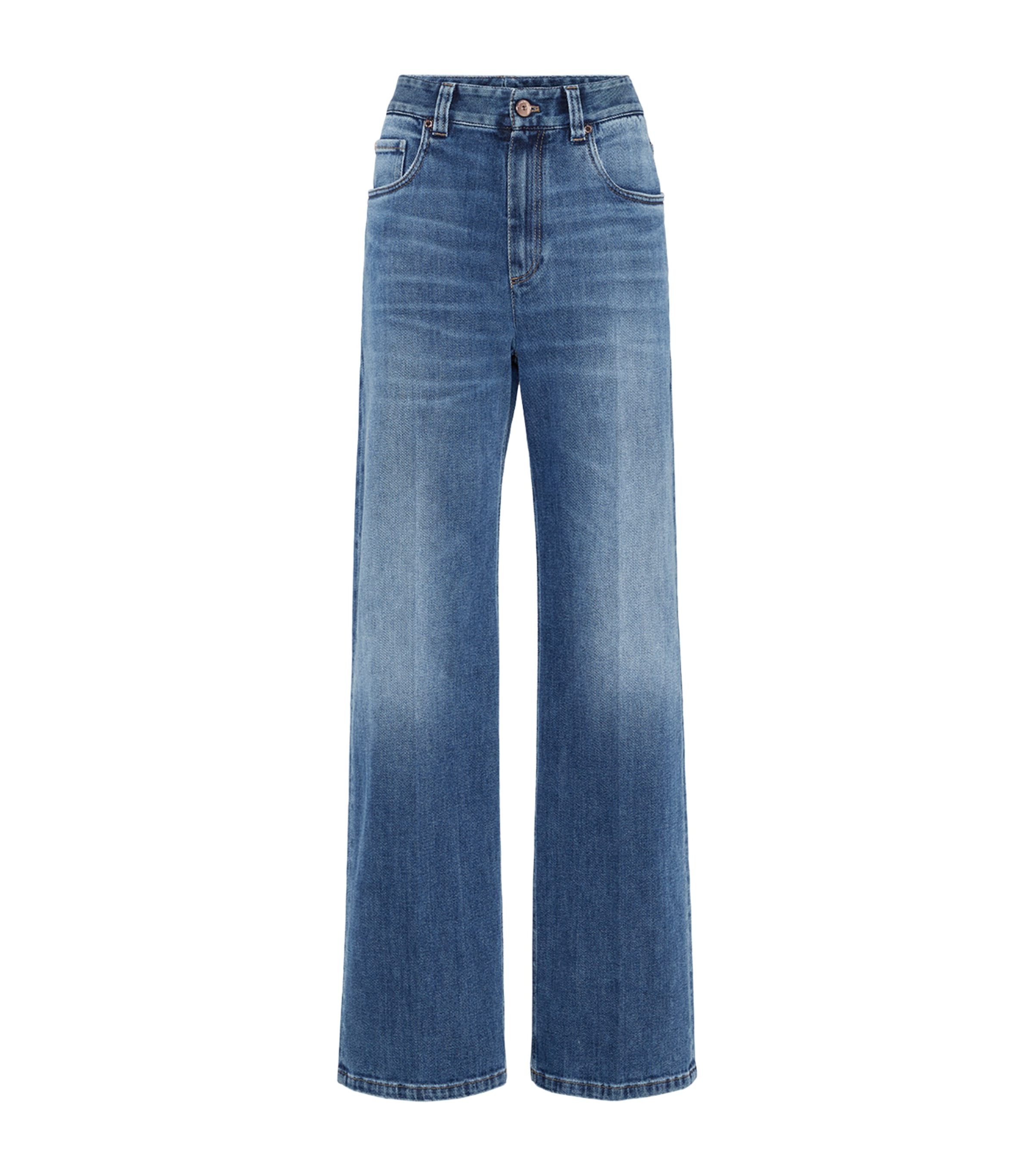 Brunello Cucinelli Womens Contemporary Loose Jeans Image 1