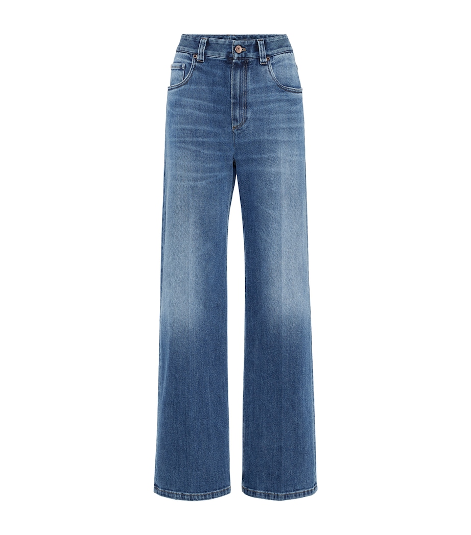 Brunello Cucinelli Womens Contemporary Loose Jeans Image 1
