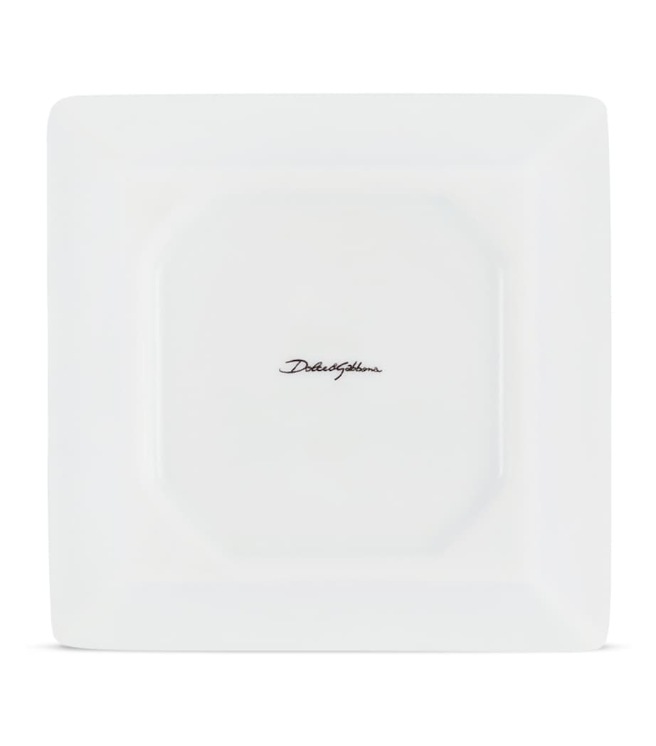 Dolce&Gabbana Casa Blu Mediterraneo Ashtray Foglie Blu F D Image 2