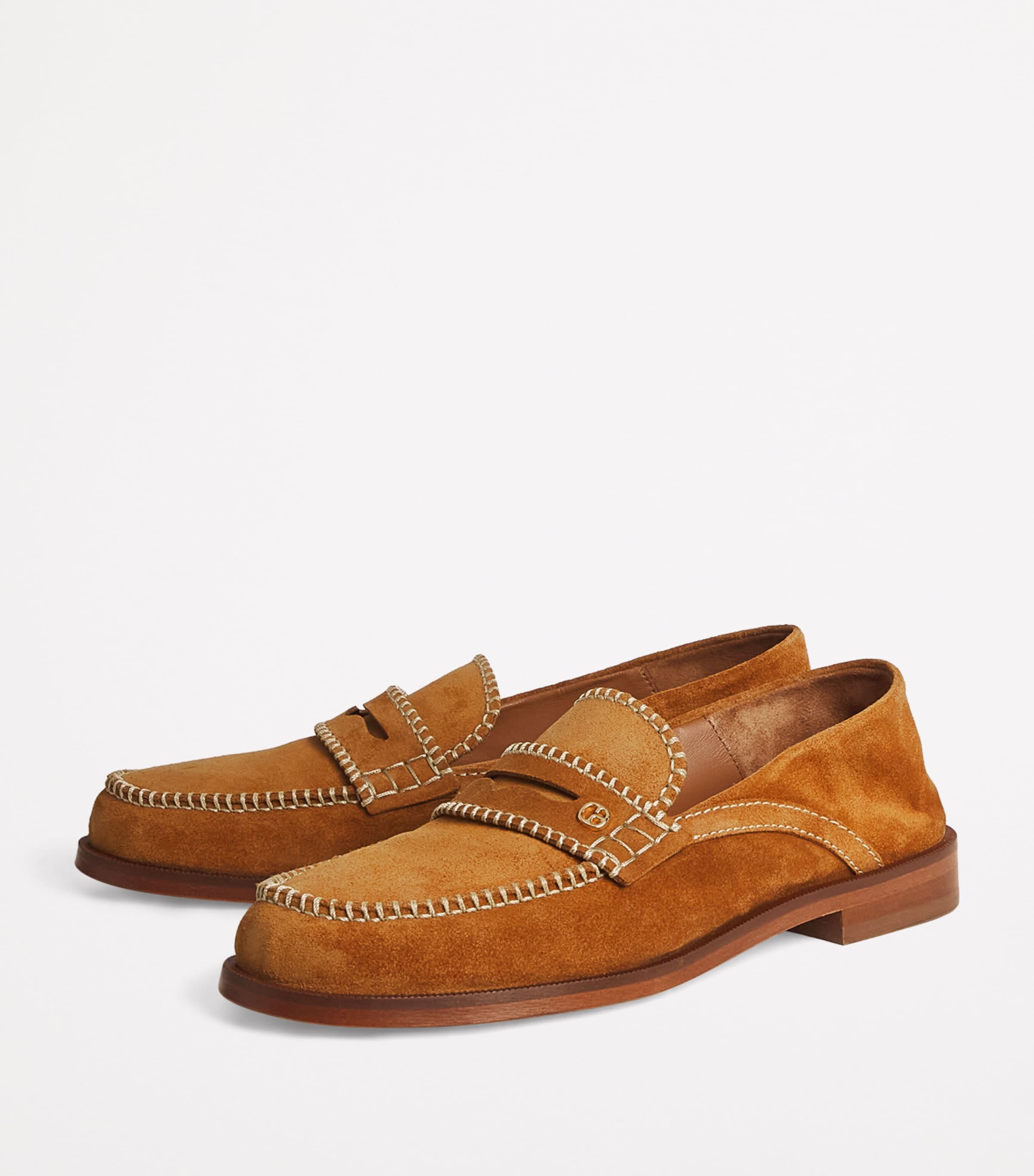 Suede Loafers CAMEL Image 3