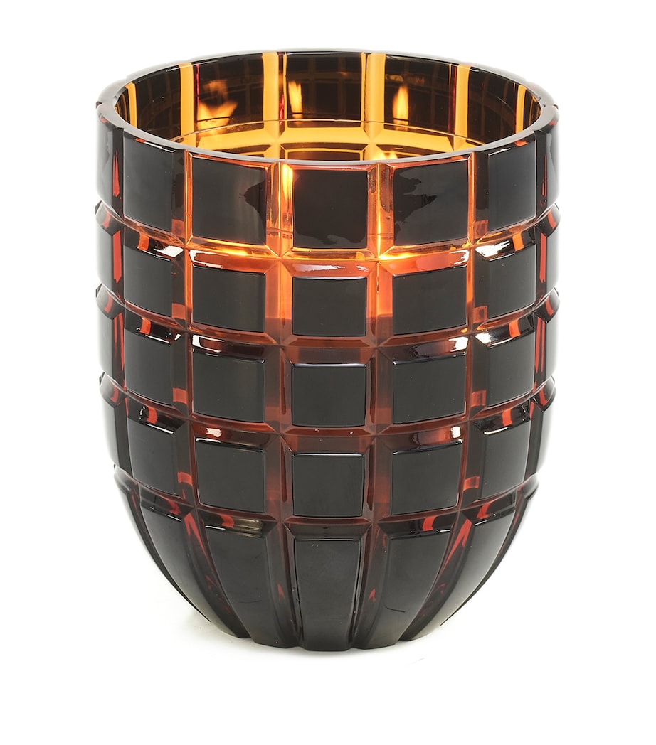 Medium Gold Forever Crystal Candle BLACK/GOLD Image 1