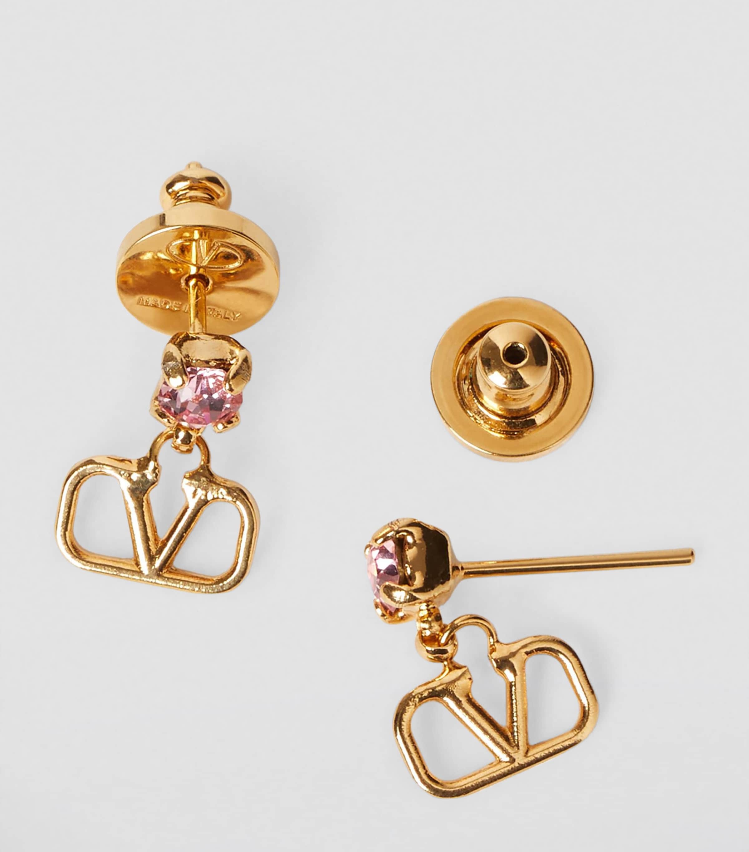 Valentino Garavani VLogo Pendant Earrings | Harrods UK