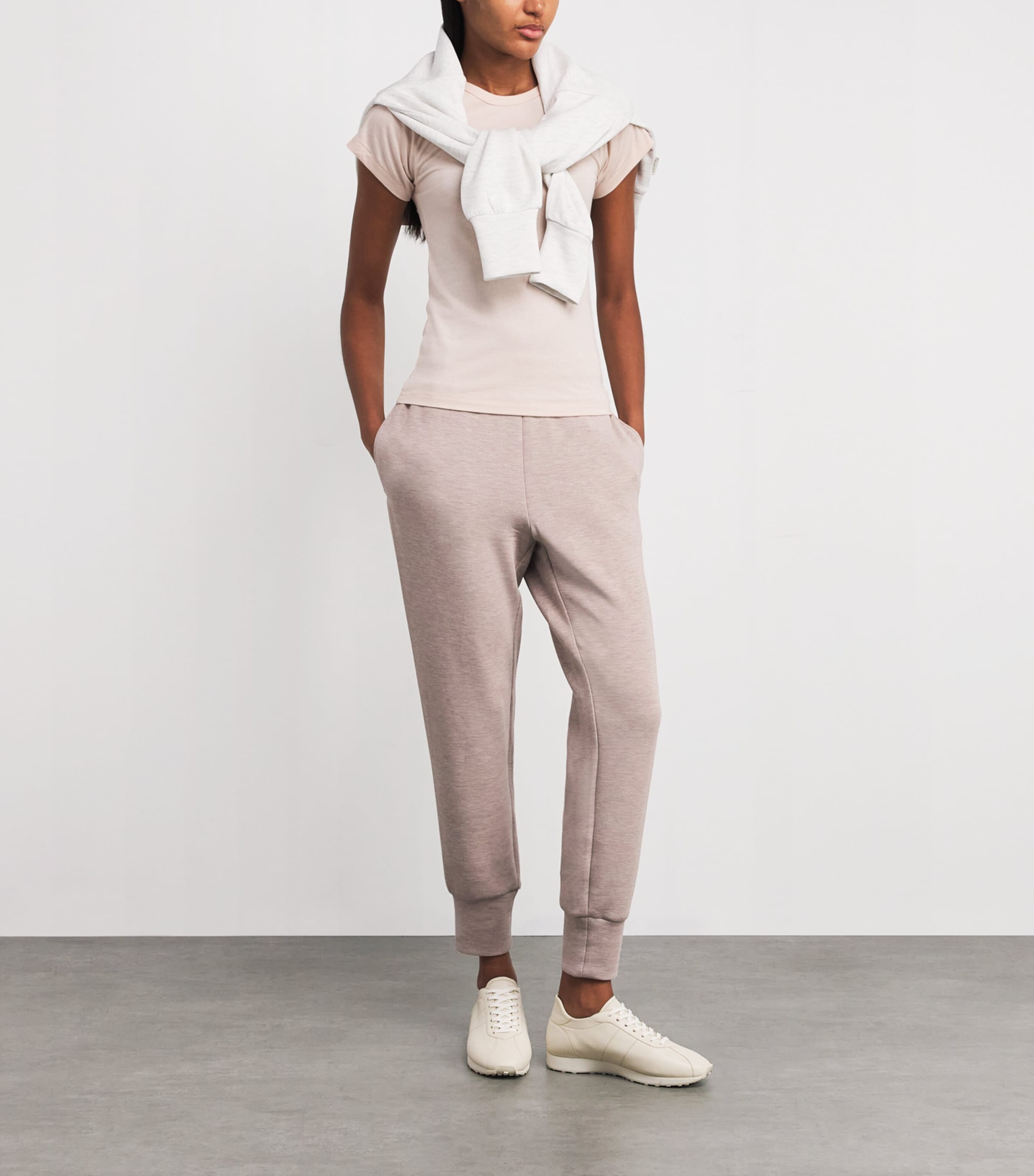The Slim Cuff Sweatpants TAUPE MARL Image 2