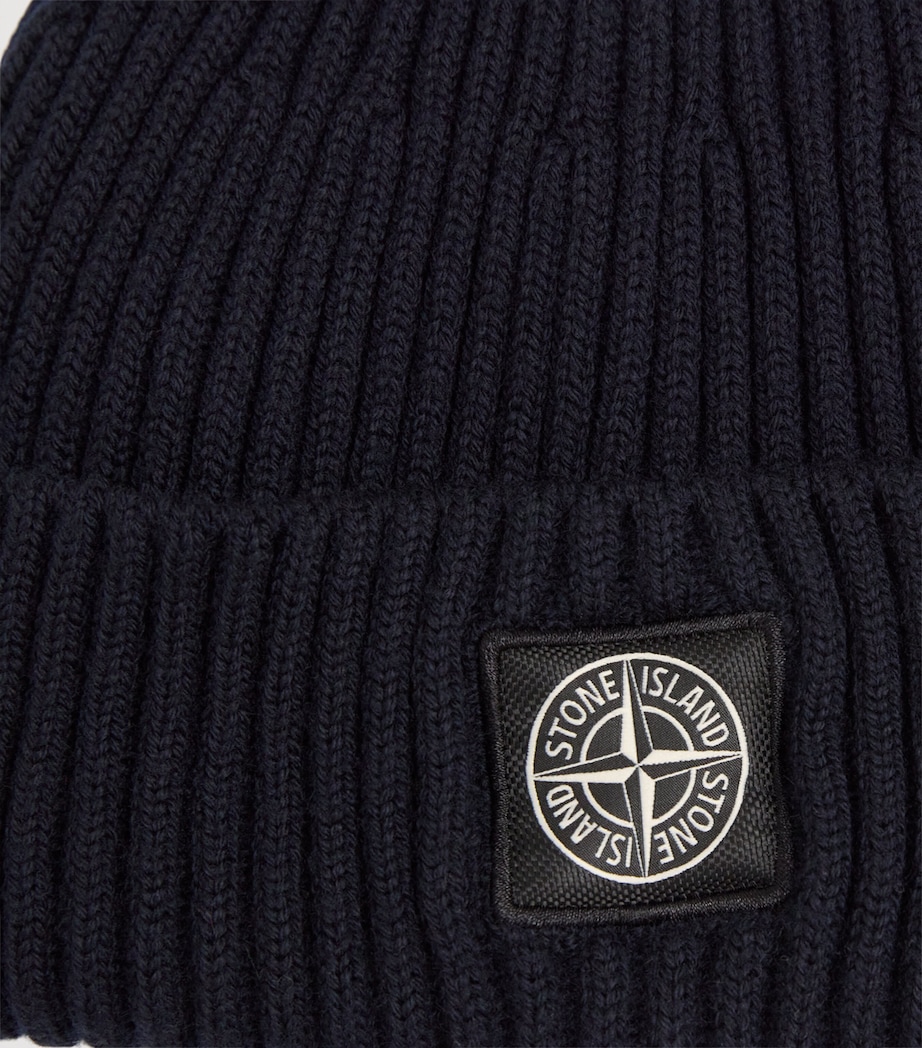 Virgin Wool Compass Beanie V0020 Image 3