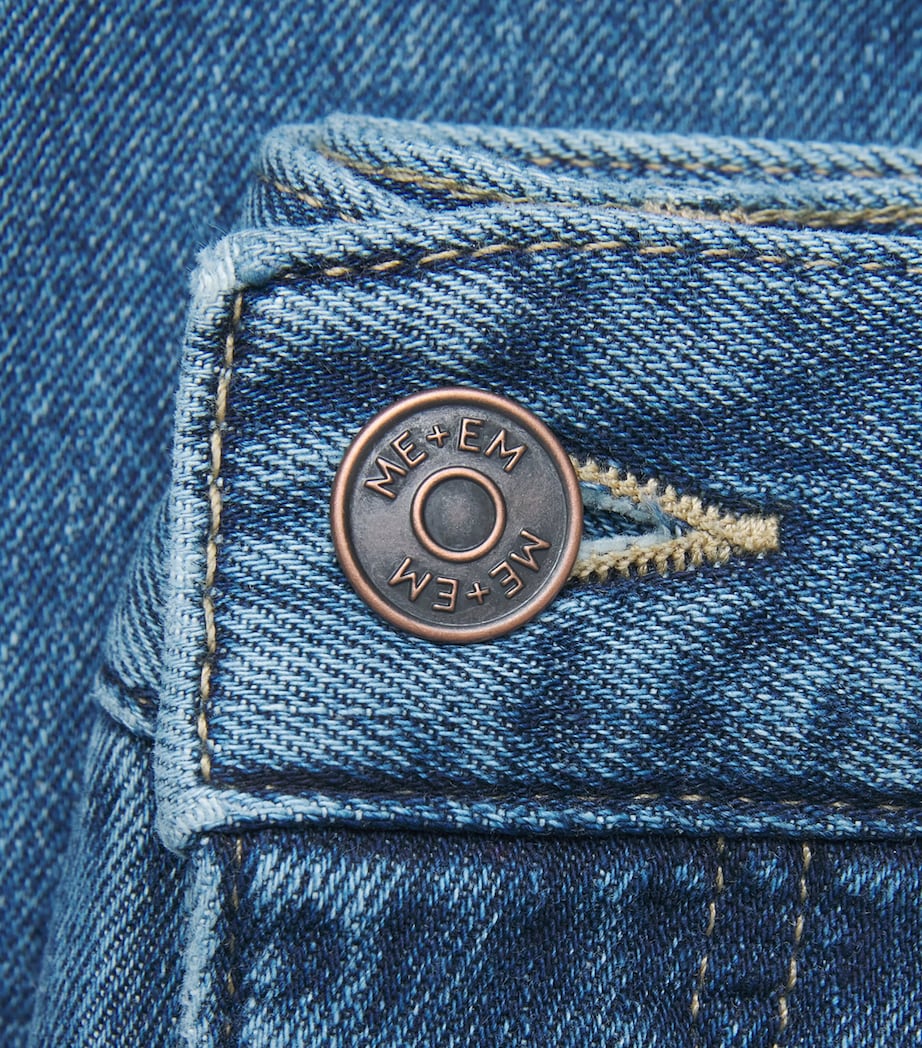 Barrel-Leg Jeans MID BLUE WASH Image 5