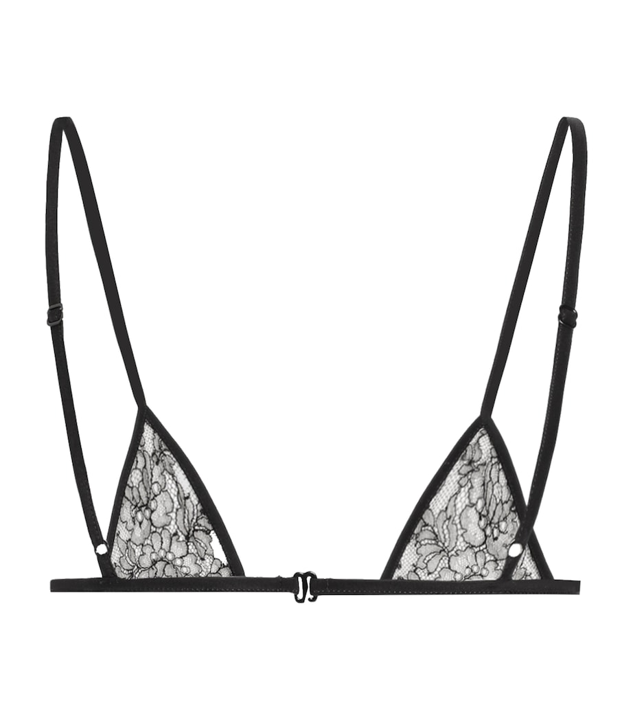 Dolce&Gabbana Womens Lace Micro Bra Black Image 2