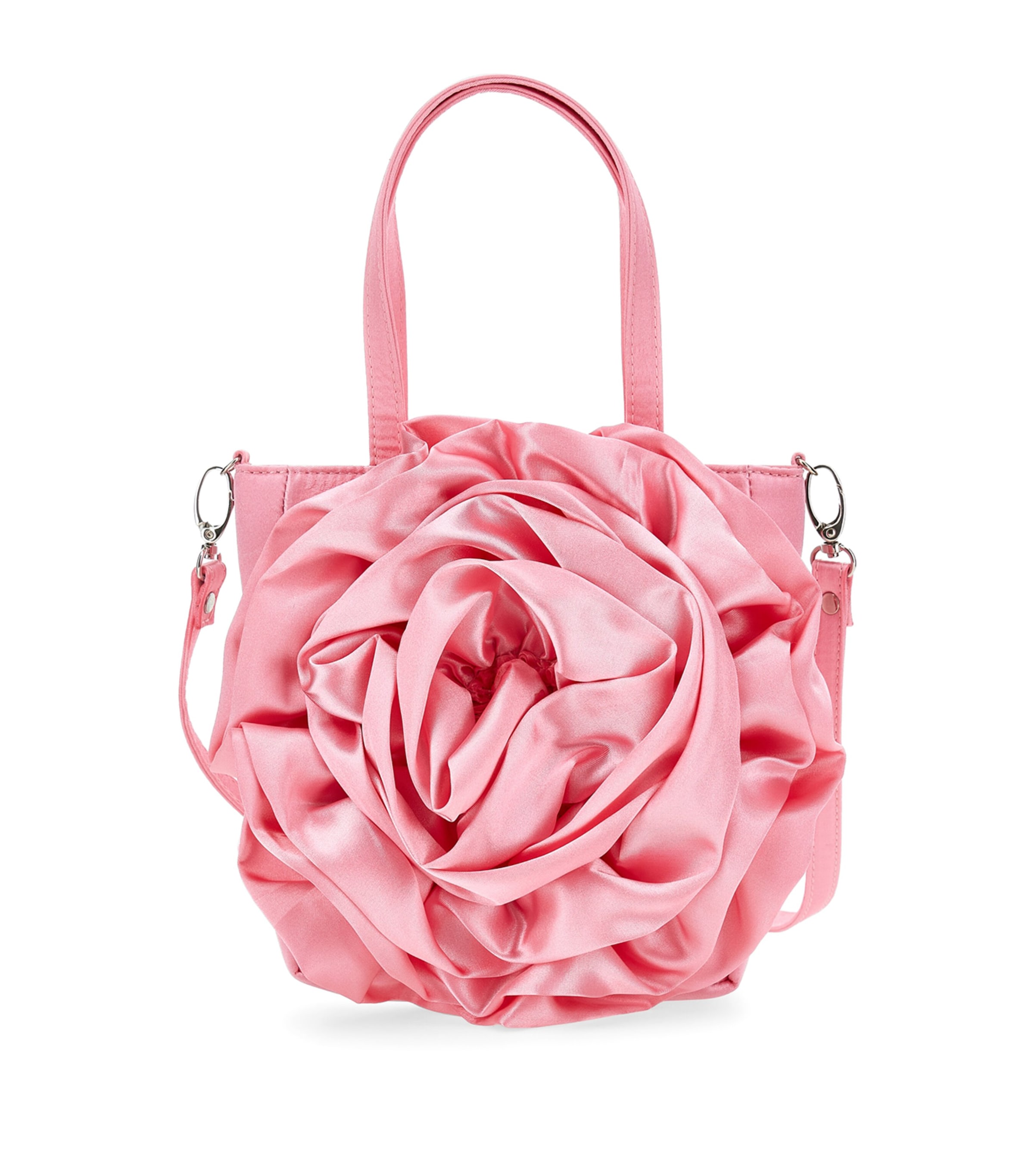 Floral Top-Handle Bag ROSA PEACH Image 1