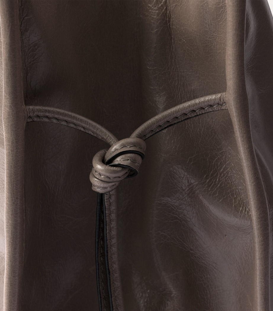 Prada Large Leather Tote Bag Image 5
