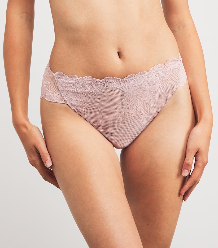 Lace Vivid Attraction Briefs 666 WOODROSE Image 2