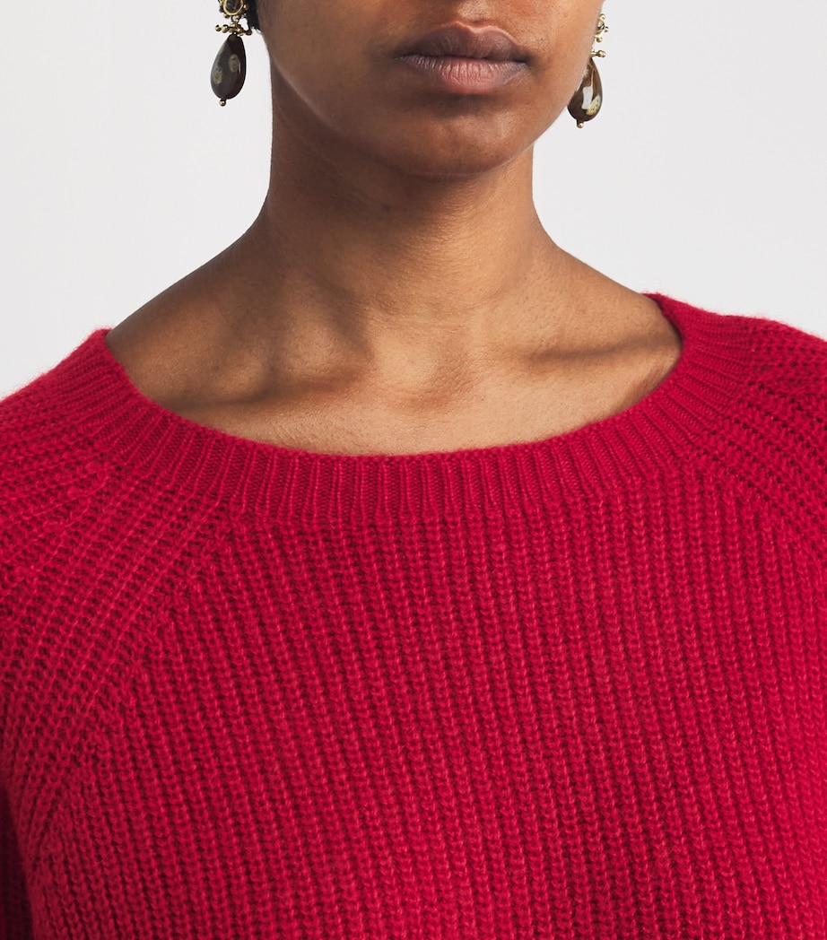 Round-Neck Sweater RED Image 6