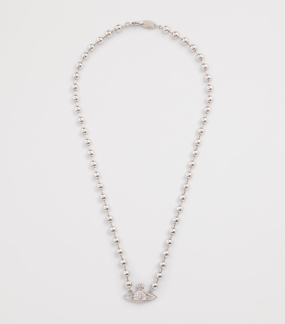 Vivienne Westwood Thames Beaded Chain Platinum Image 3