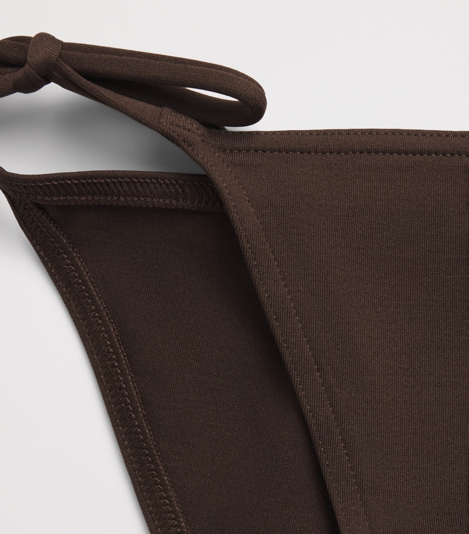 Eres Womens Malou String Bikini Bottoms Chocolat Noir Image 4