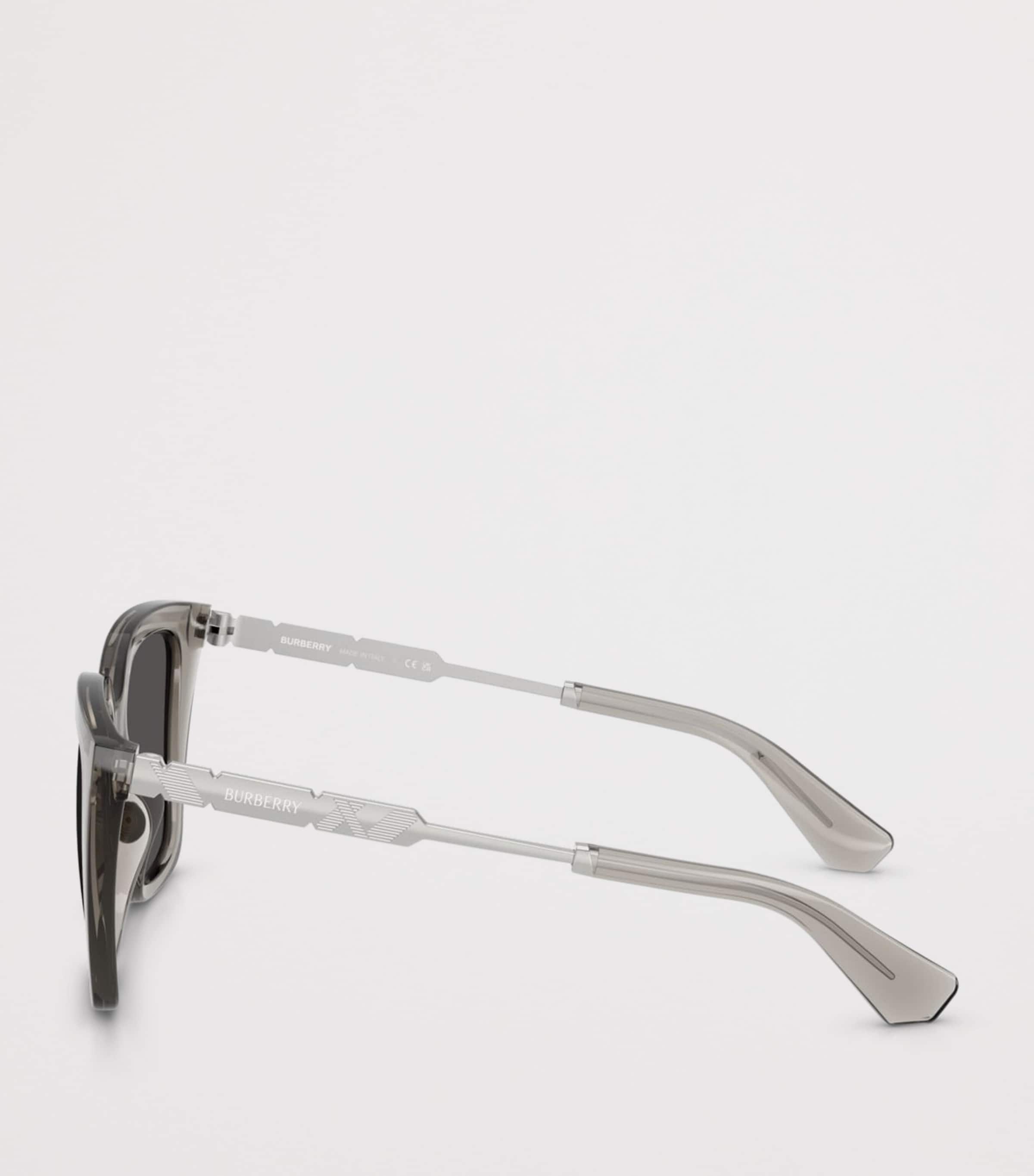 Burberry Injected BE4473U Square Sunglasses Grey Image 3