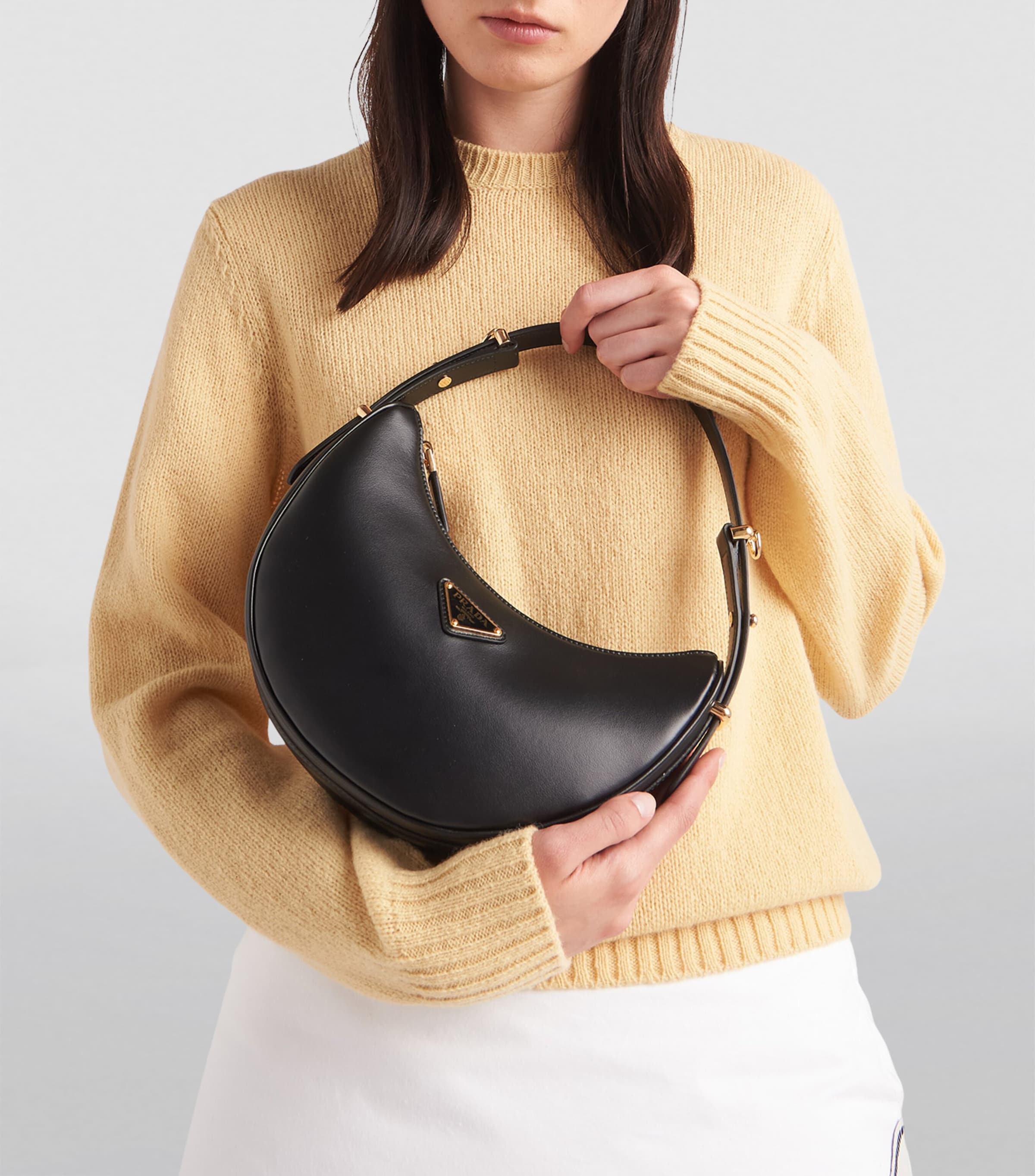 Leather Arqué Shoulder Bag F0002 Image 7