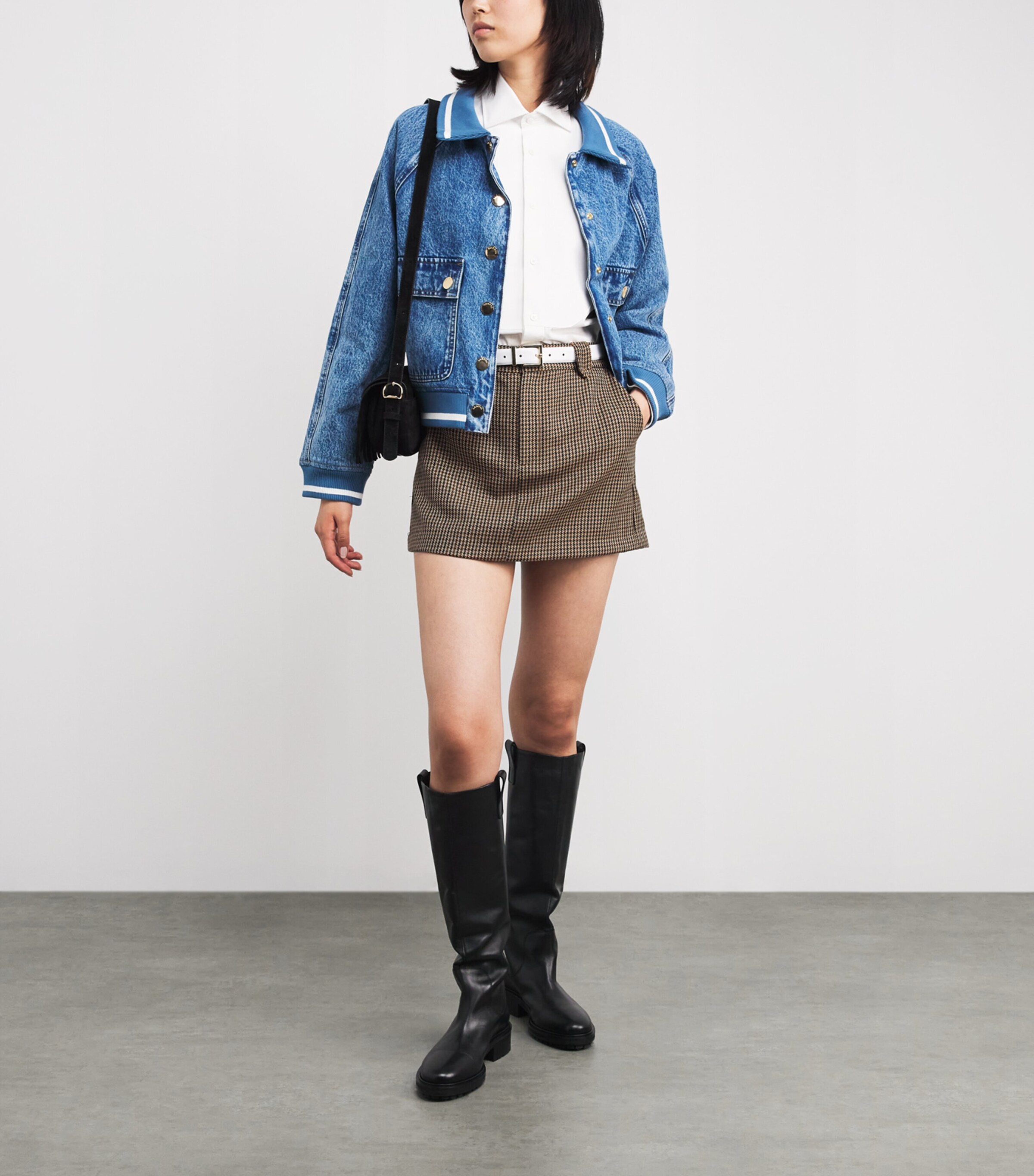 Leather Belt WHITE Image 3