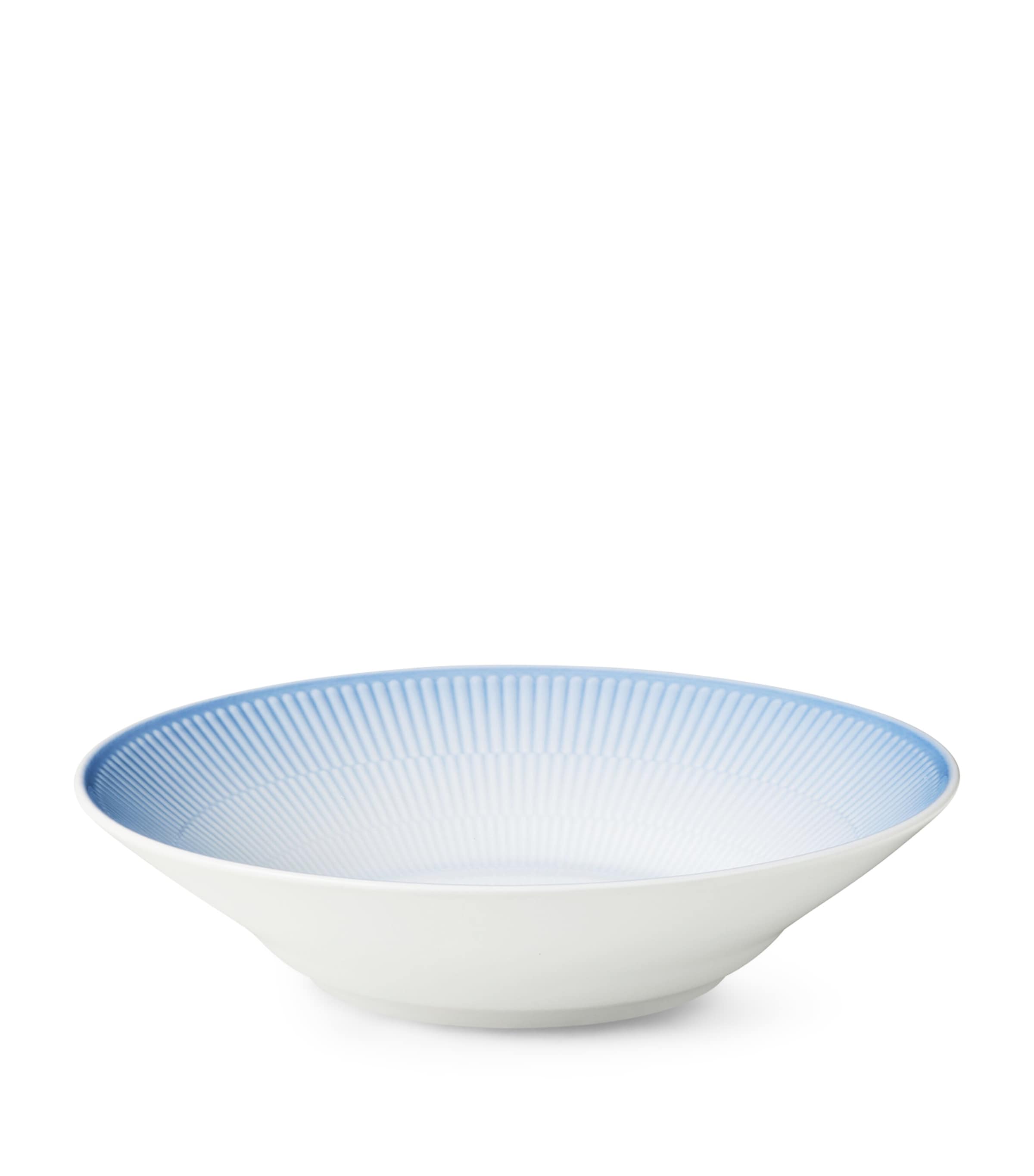 Royal Copenhagen Porcelain Iris Deep Plate (24cm) Blue Image 3