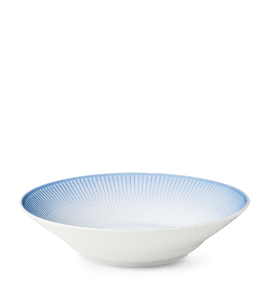 Royal Copenhagen Porcelain Iris Deep Plate (24cm) Blue Image 3