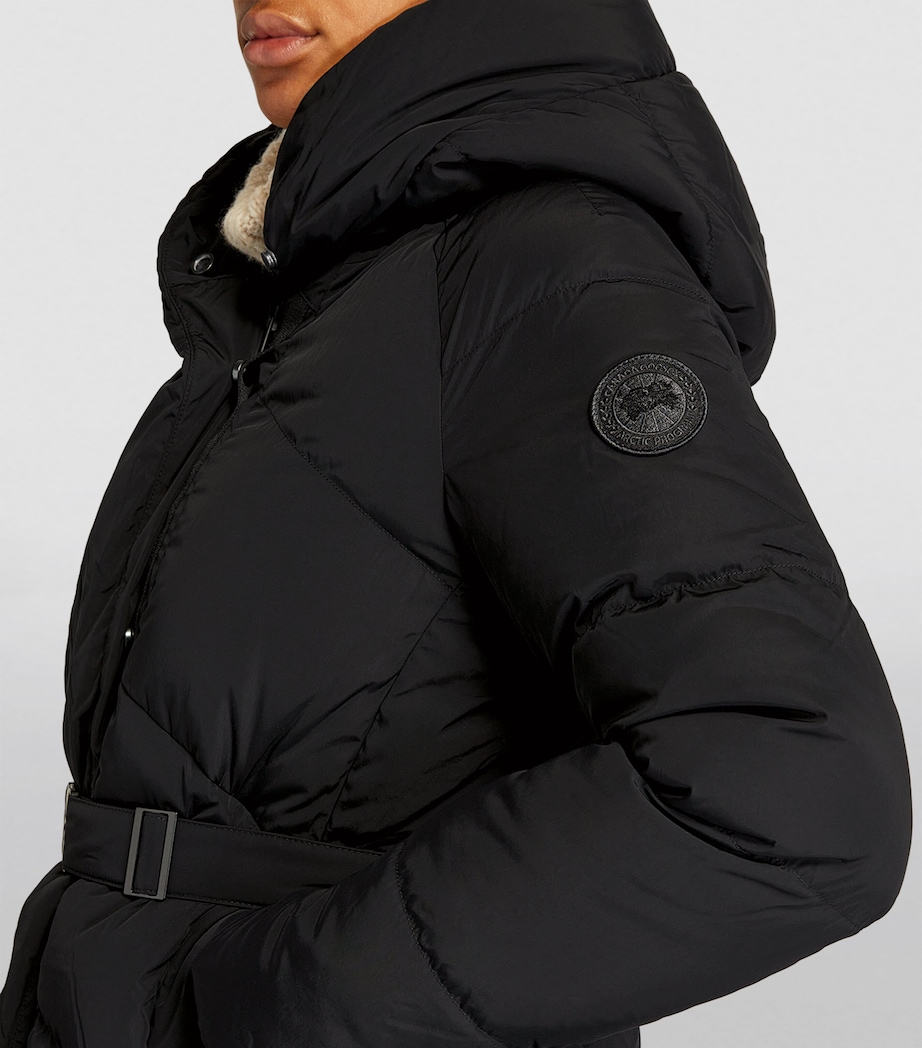 Canada Goose Womens Down Marlow Parka Black Noir Image 6