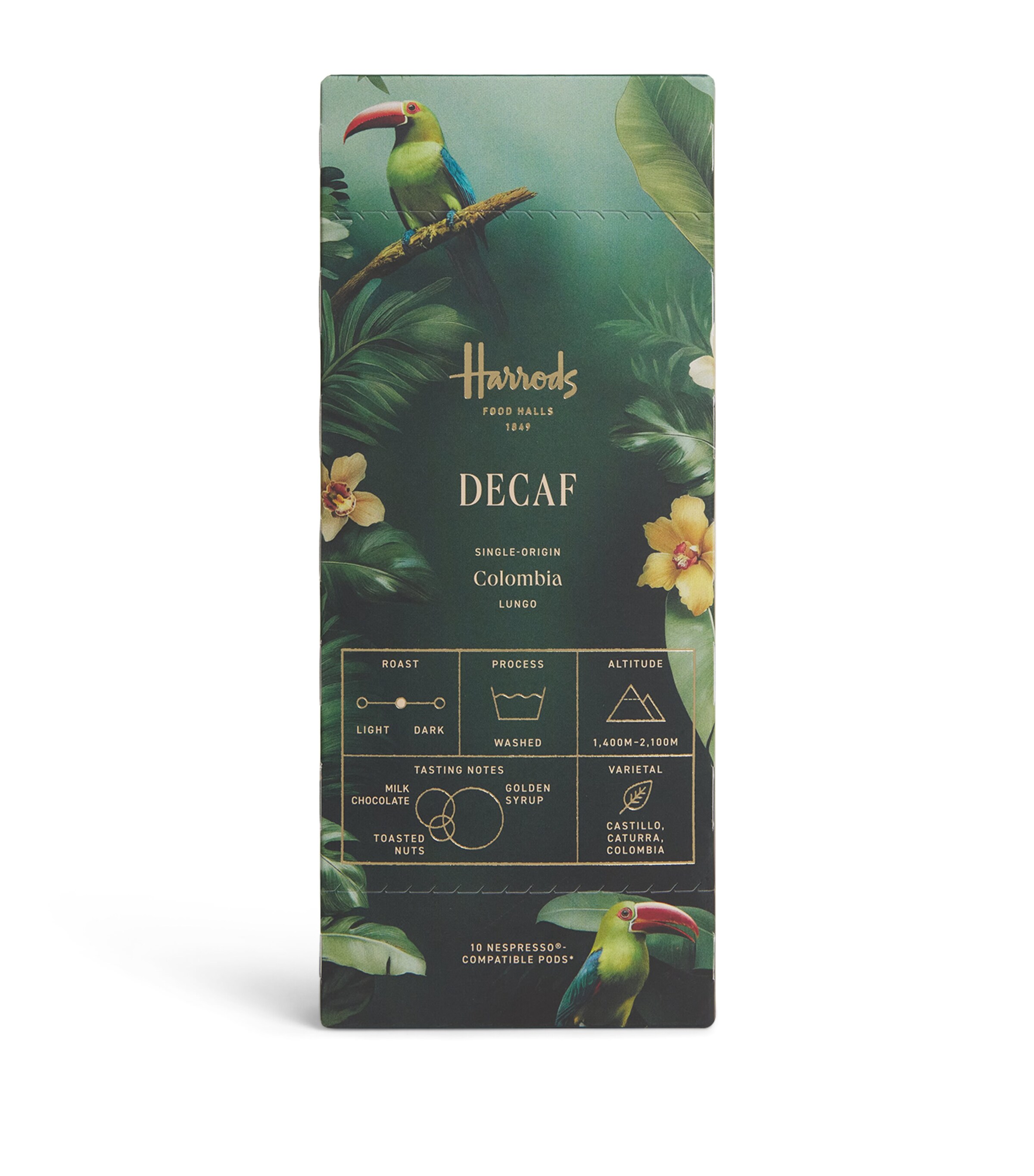 Harrods Decaf Blend Coffee Pods (56g)