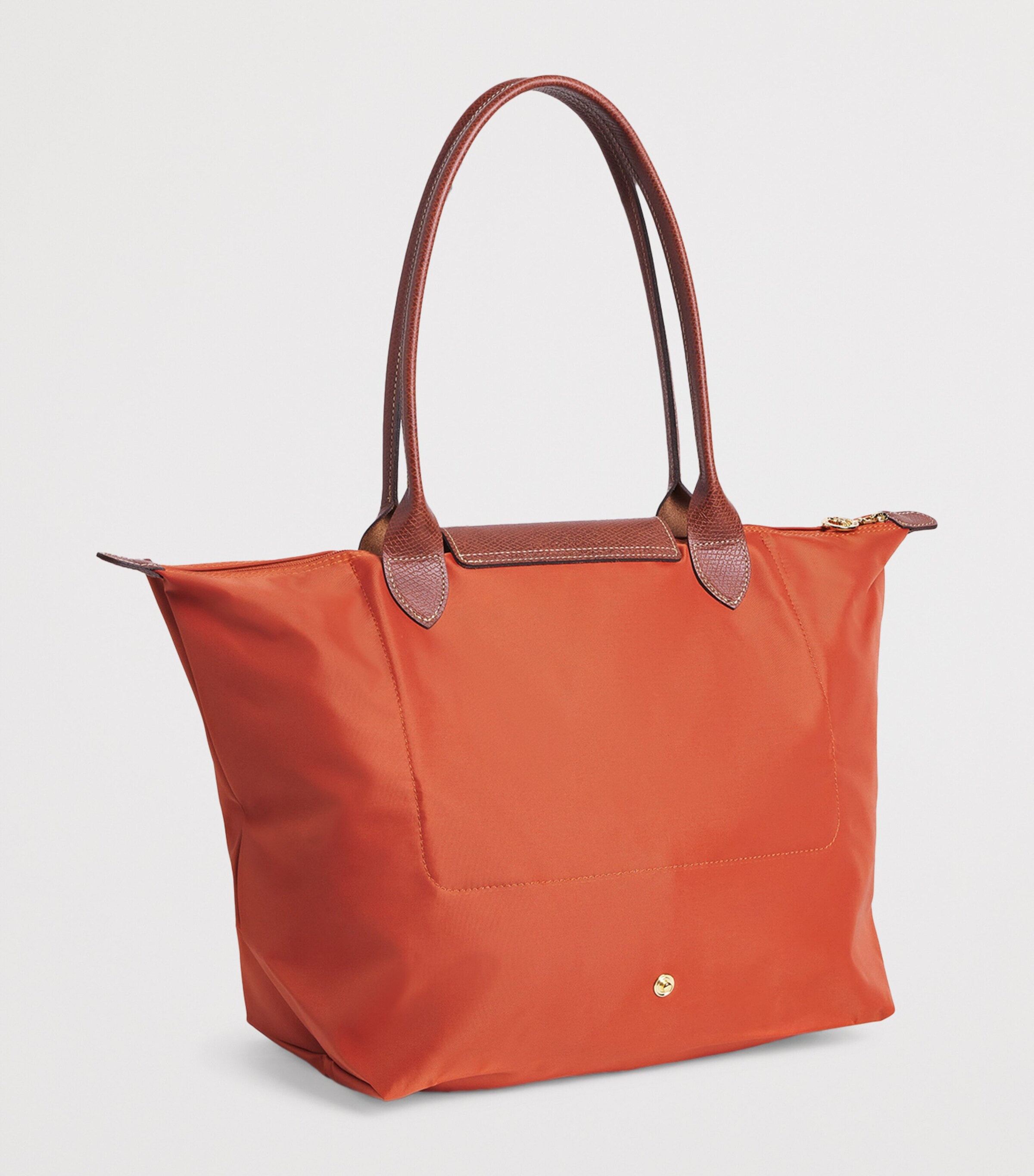 Longchamp Large Le Pliage Green Tote Bag Brick Image 3