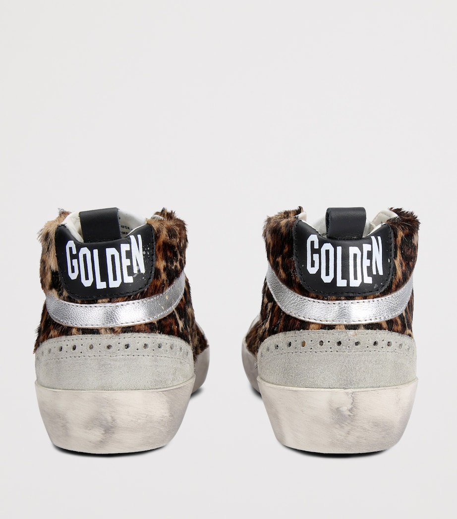 Calf Hair Mid Star Sneakers DK.BRN COM Image 2