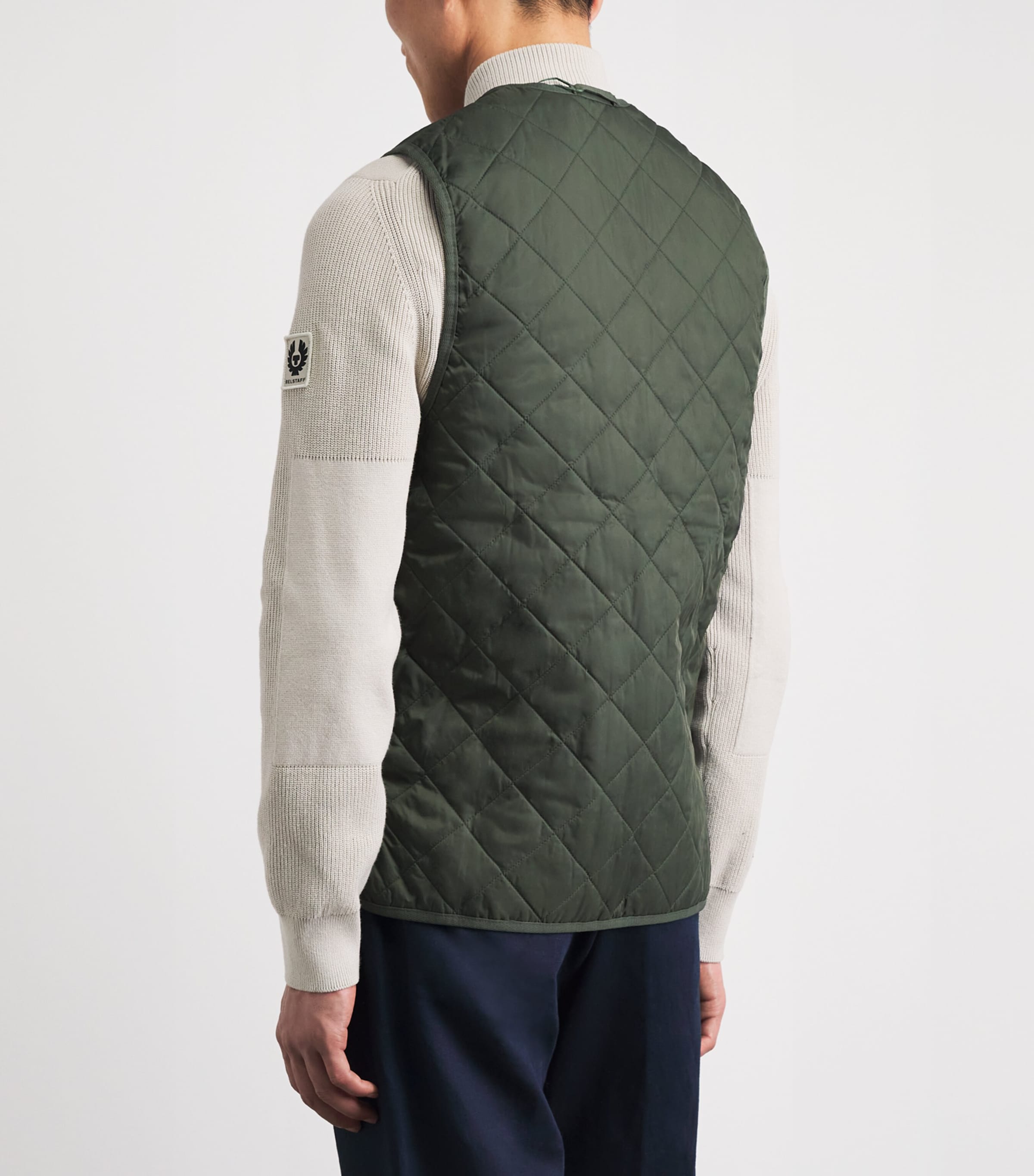 Barbour Mens Quilted Gilet Olive Image 12