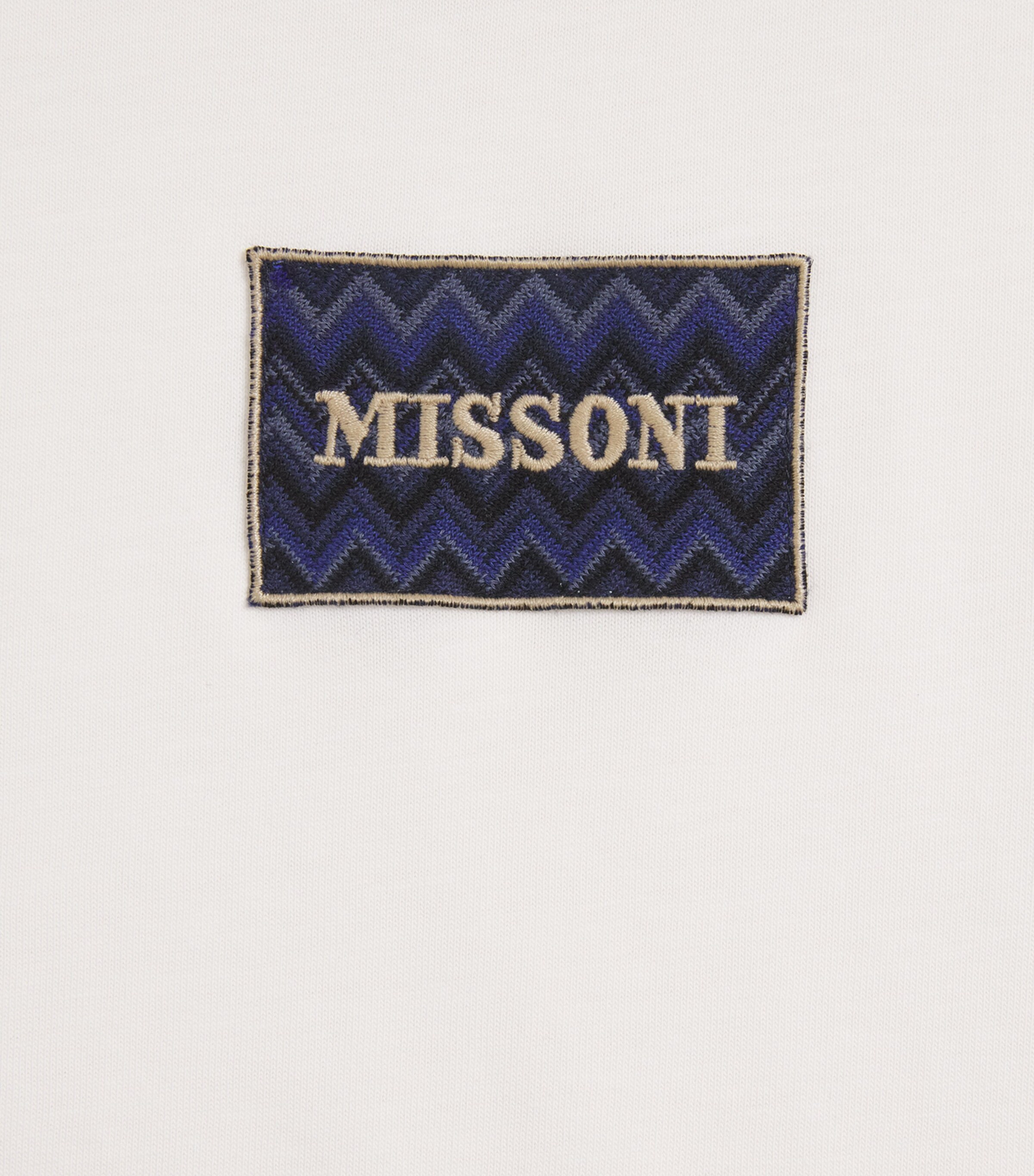 Missoni Kids Cotton Logo T-Shirt (4-14 Years) Ivory Image 3