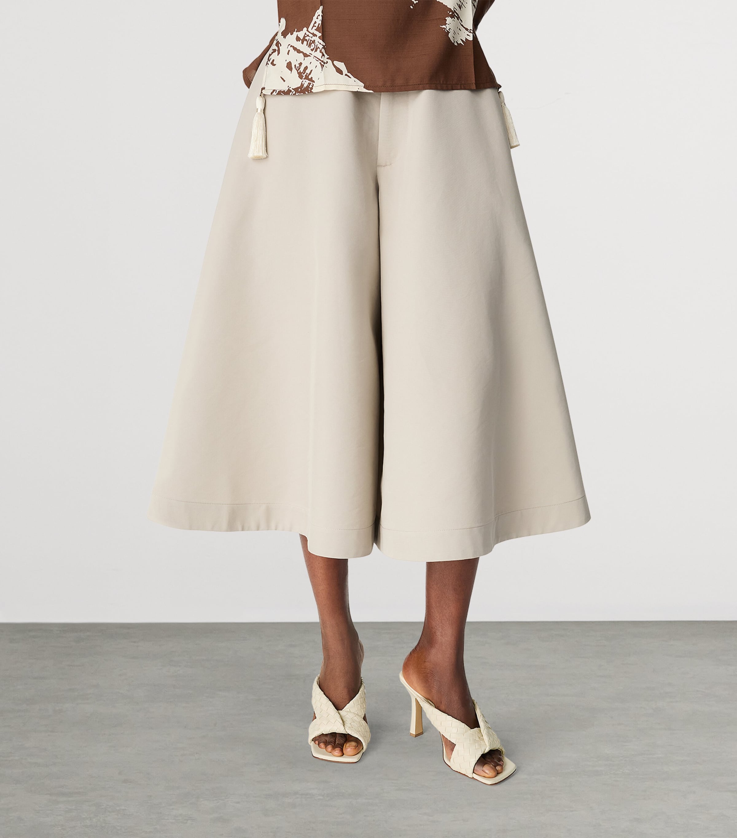 Leather Intrecciato Riva Mules 90 9031 Image 2