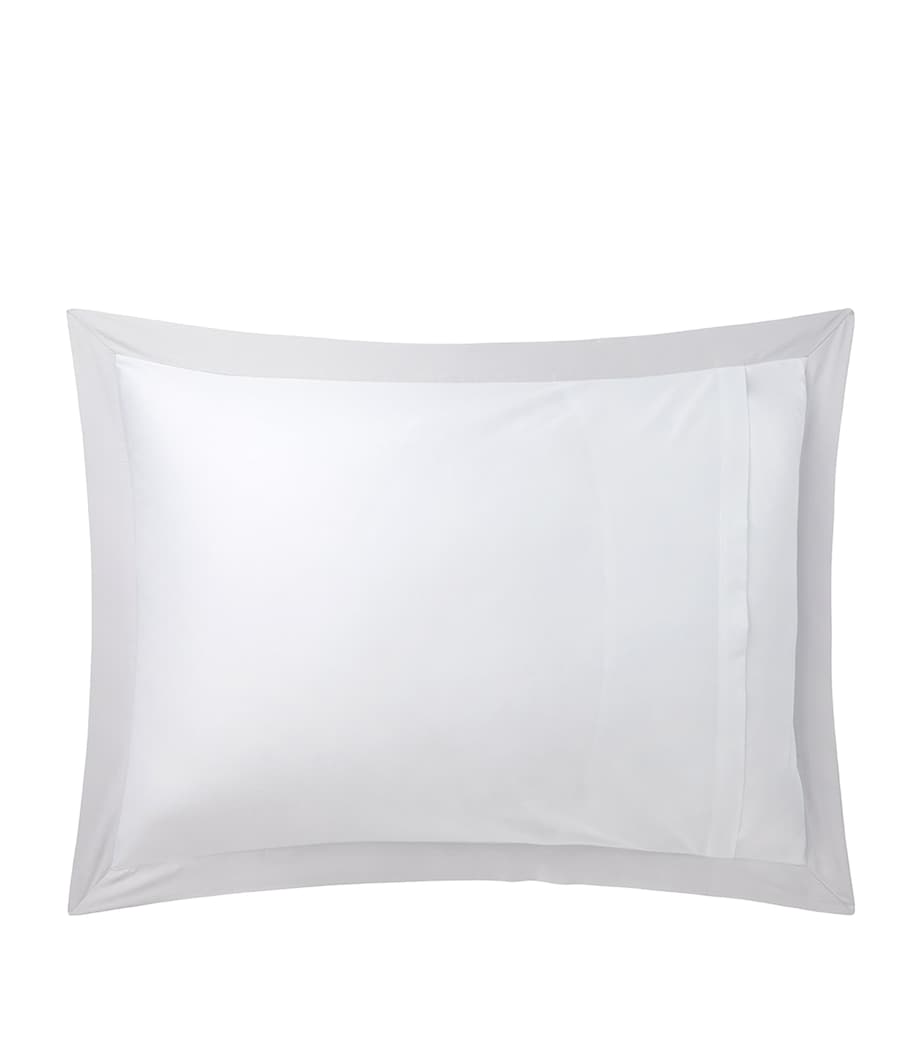 Yves Delorme Couture Haussmann Brume Oxford Pillowcase (50cm x 75cm) Brume Image 3