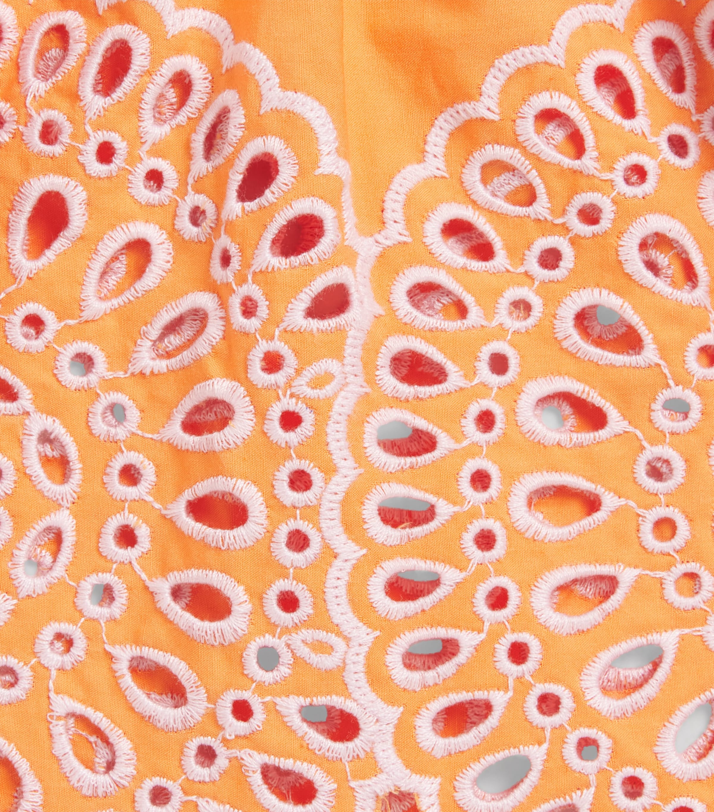 Organic Cotton Embroidered Blouse (2-14 Years) 465ARANCIO Image 3